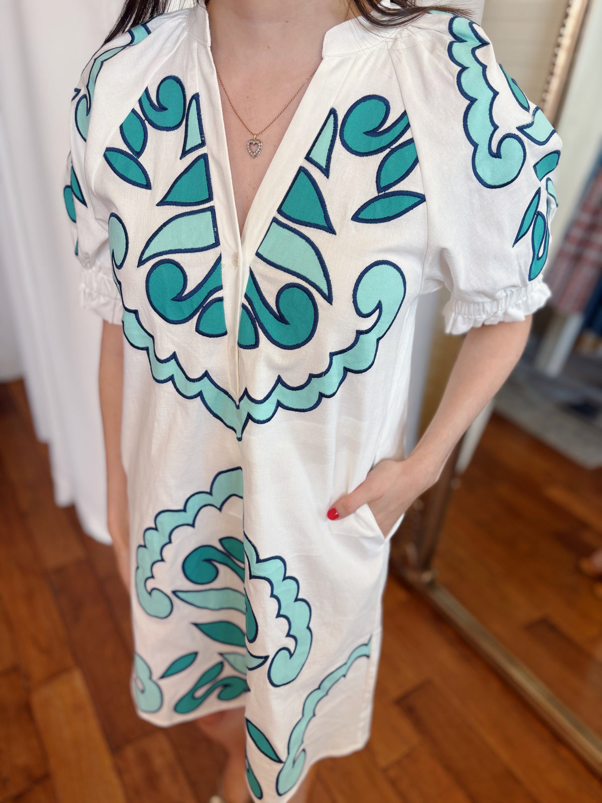 AUGUST DRESS- WHITE