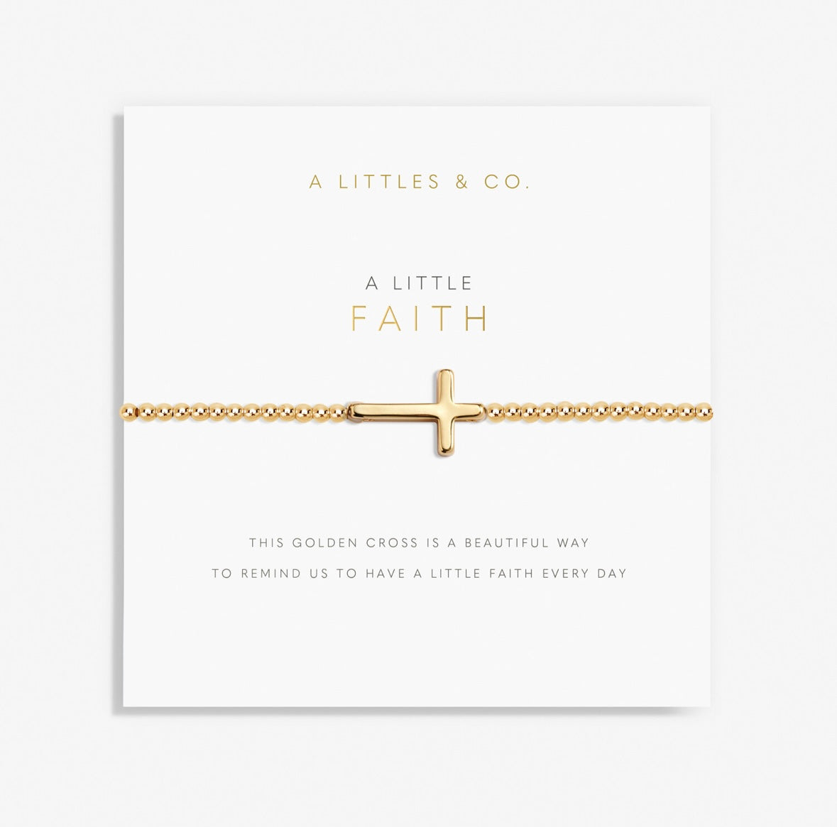 A LITTLE 'FAITH' BRACELET
