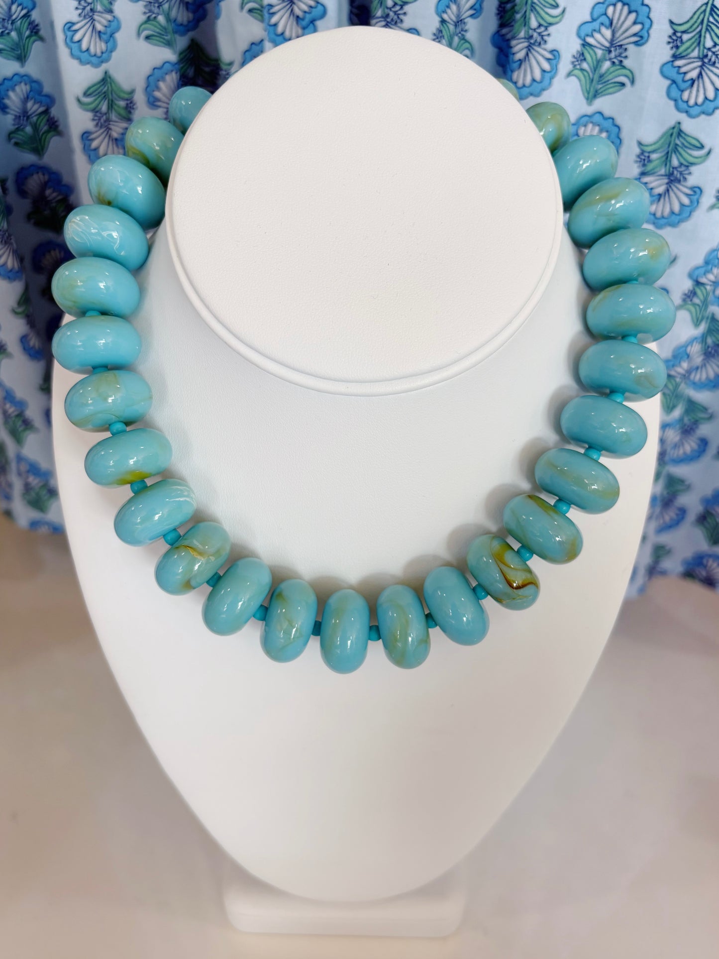 GEMELLI BAILEY NECKLACE- TURQ