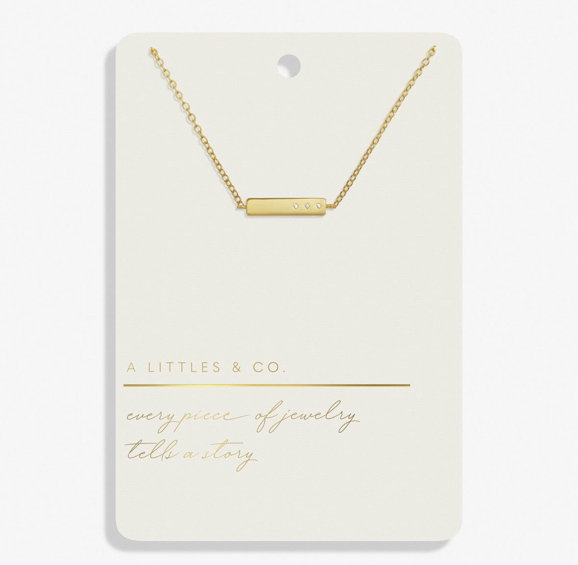 STYLE STORIES BAR NECKLACE