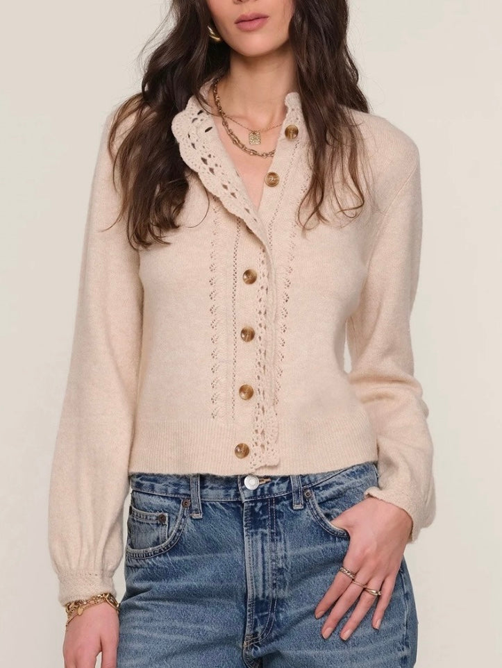 MAUDIE CARDI- CREAM