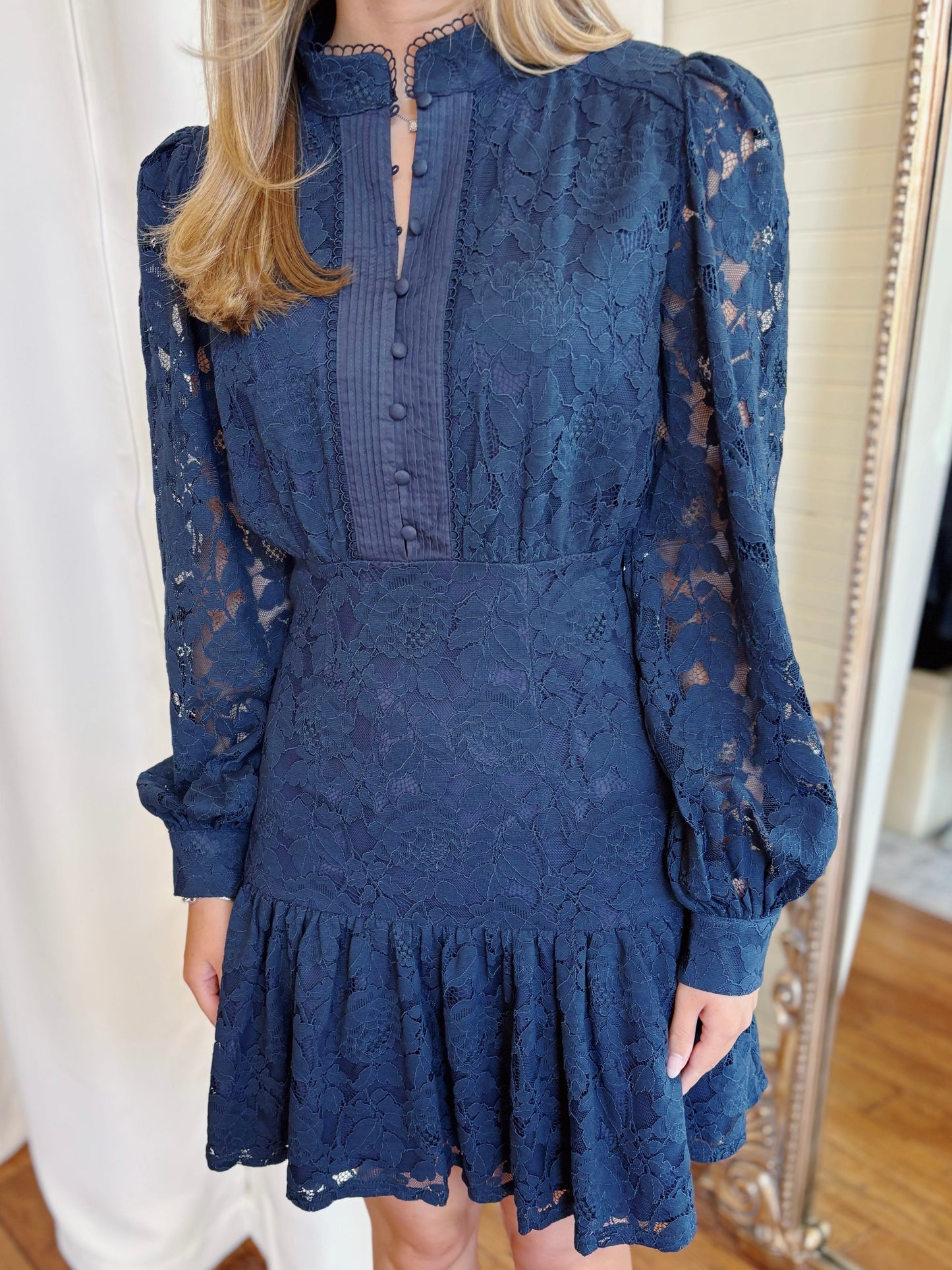 ELIANA DRESS- NAVY