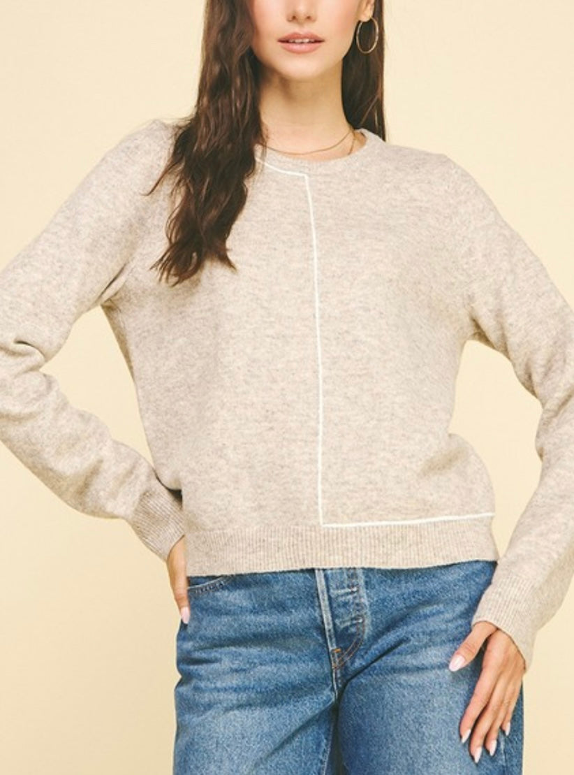 MOLLY SWEATER- OATMEAL