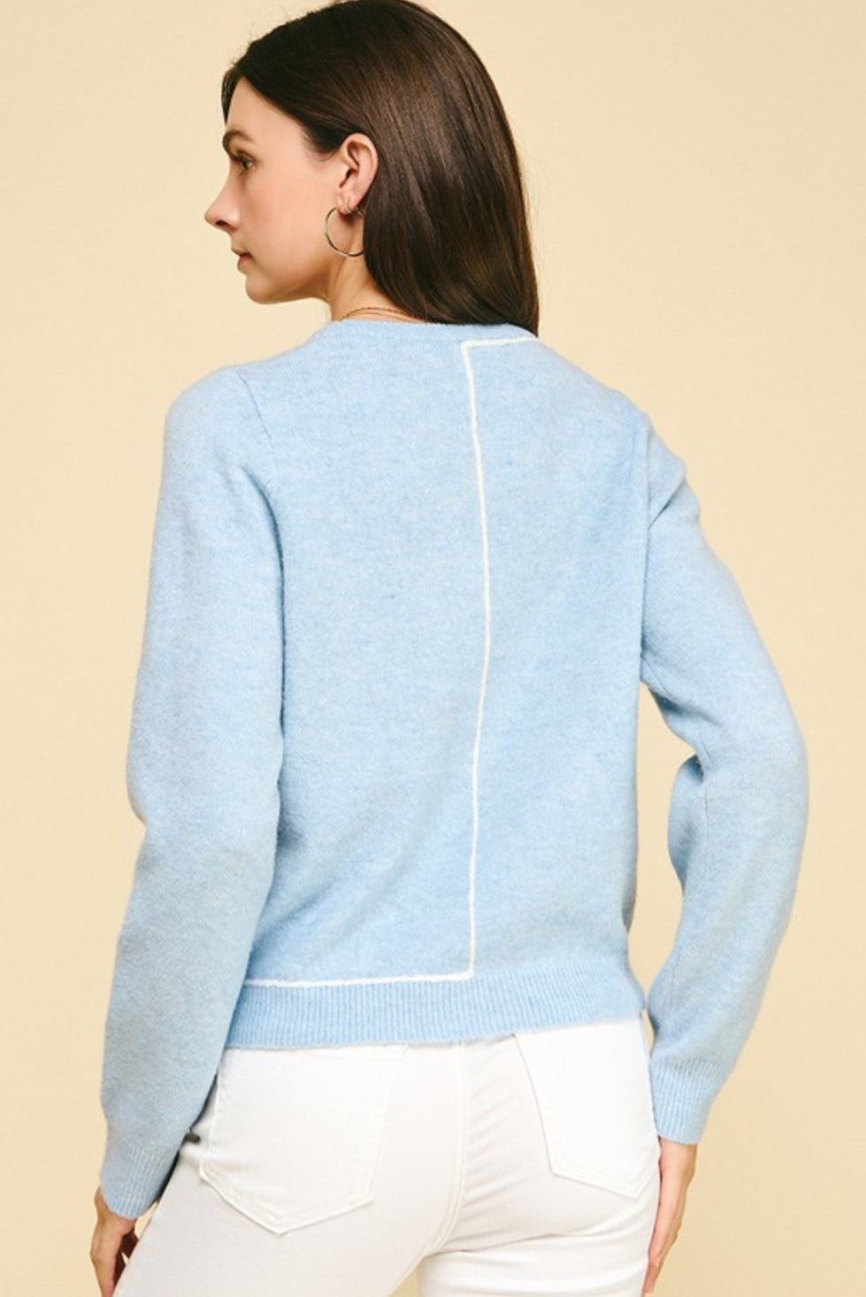 MOLLY SWEATER- LIGHT BLUE