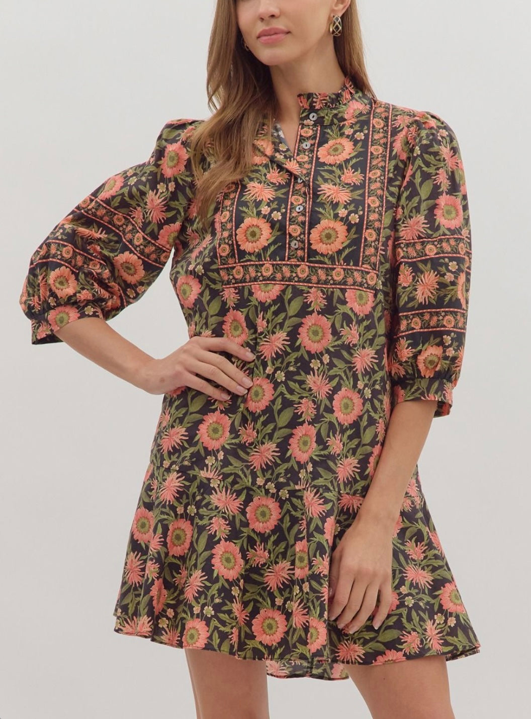 CLARA DRESS- BLACK