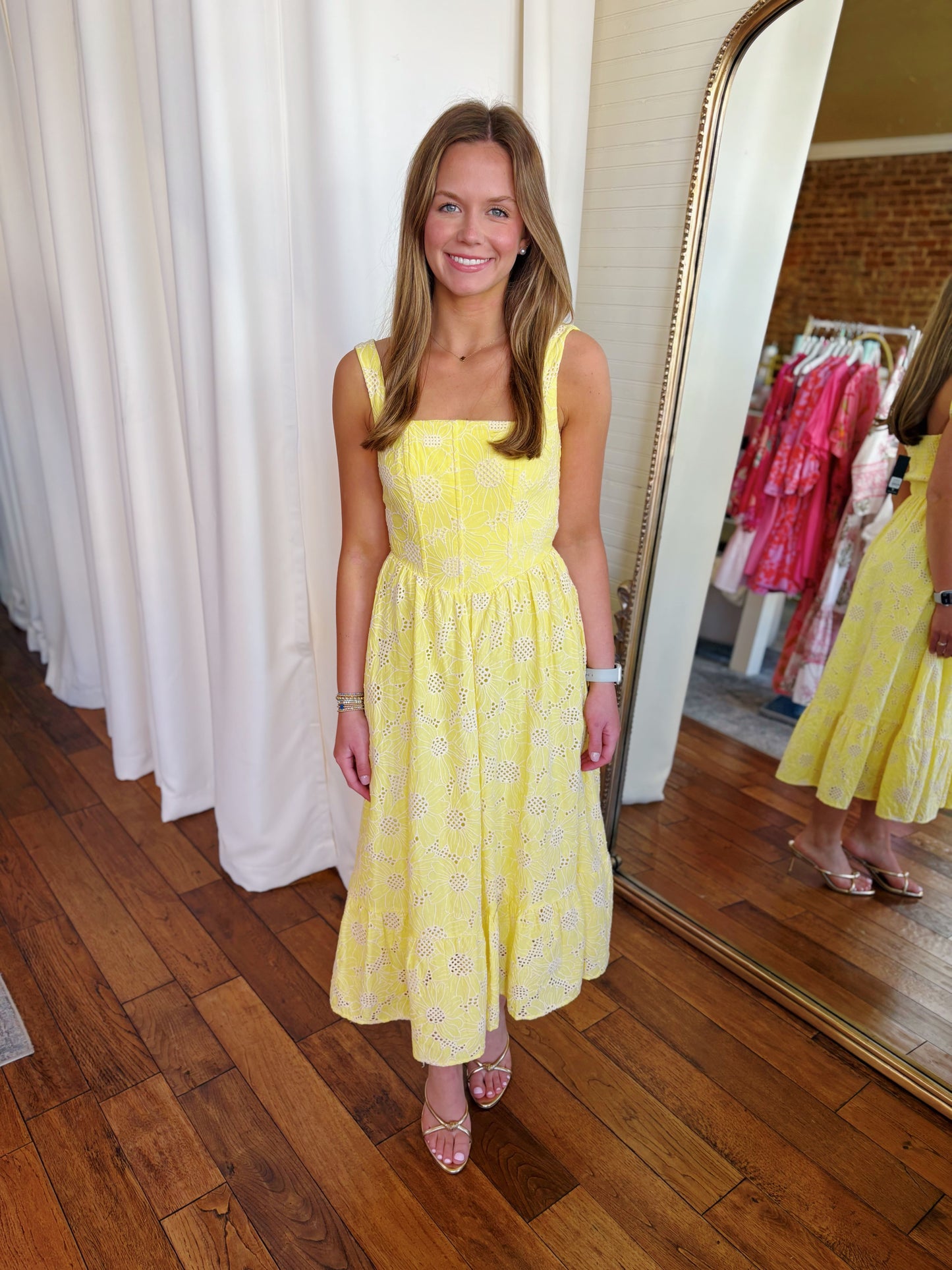 ELOISE EYELET DRESS
