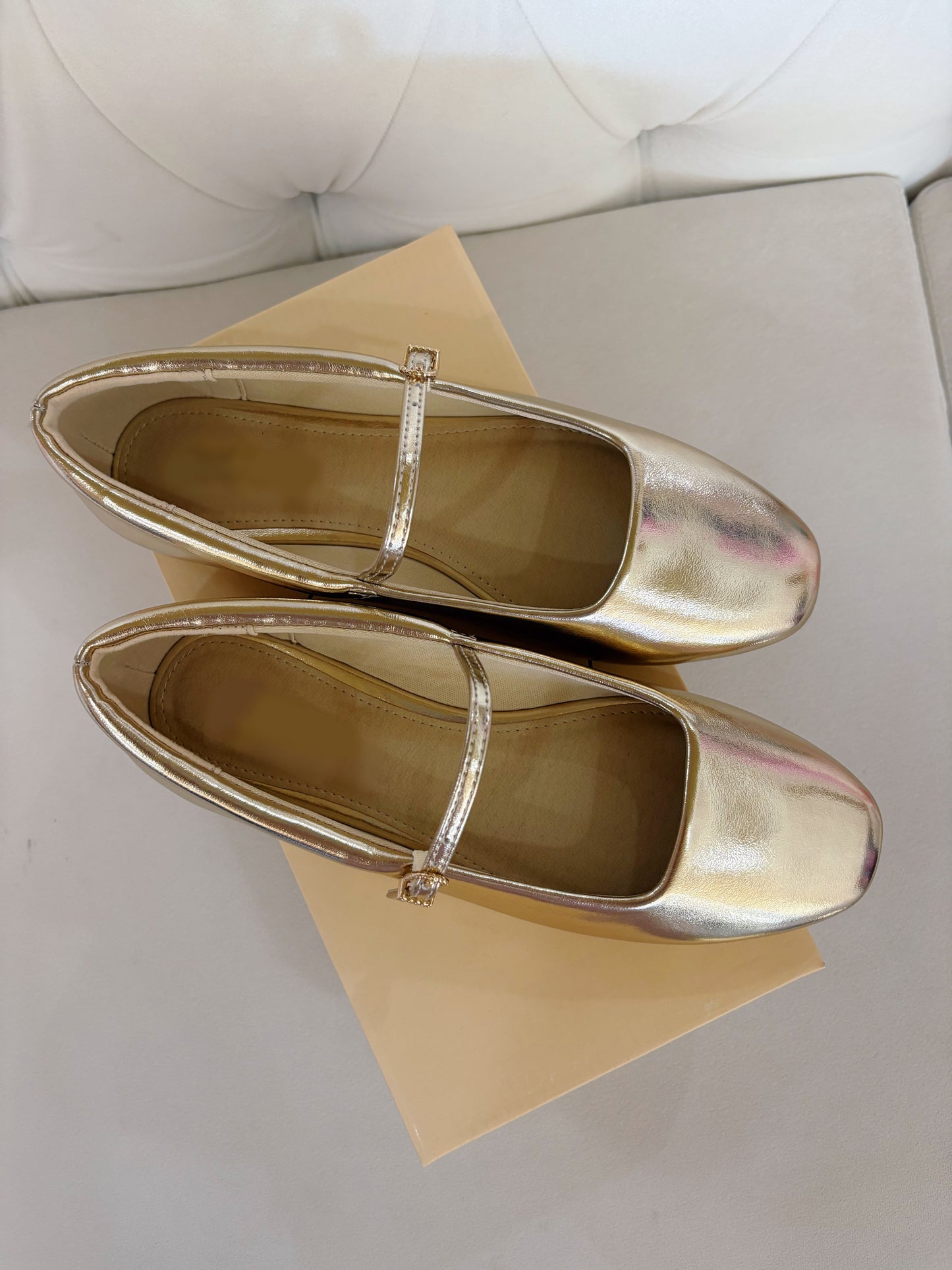 KAYLA MARY JANE FLATS- GOLD