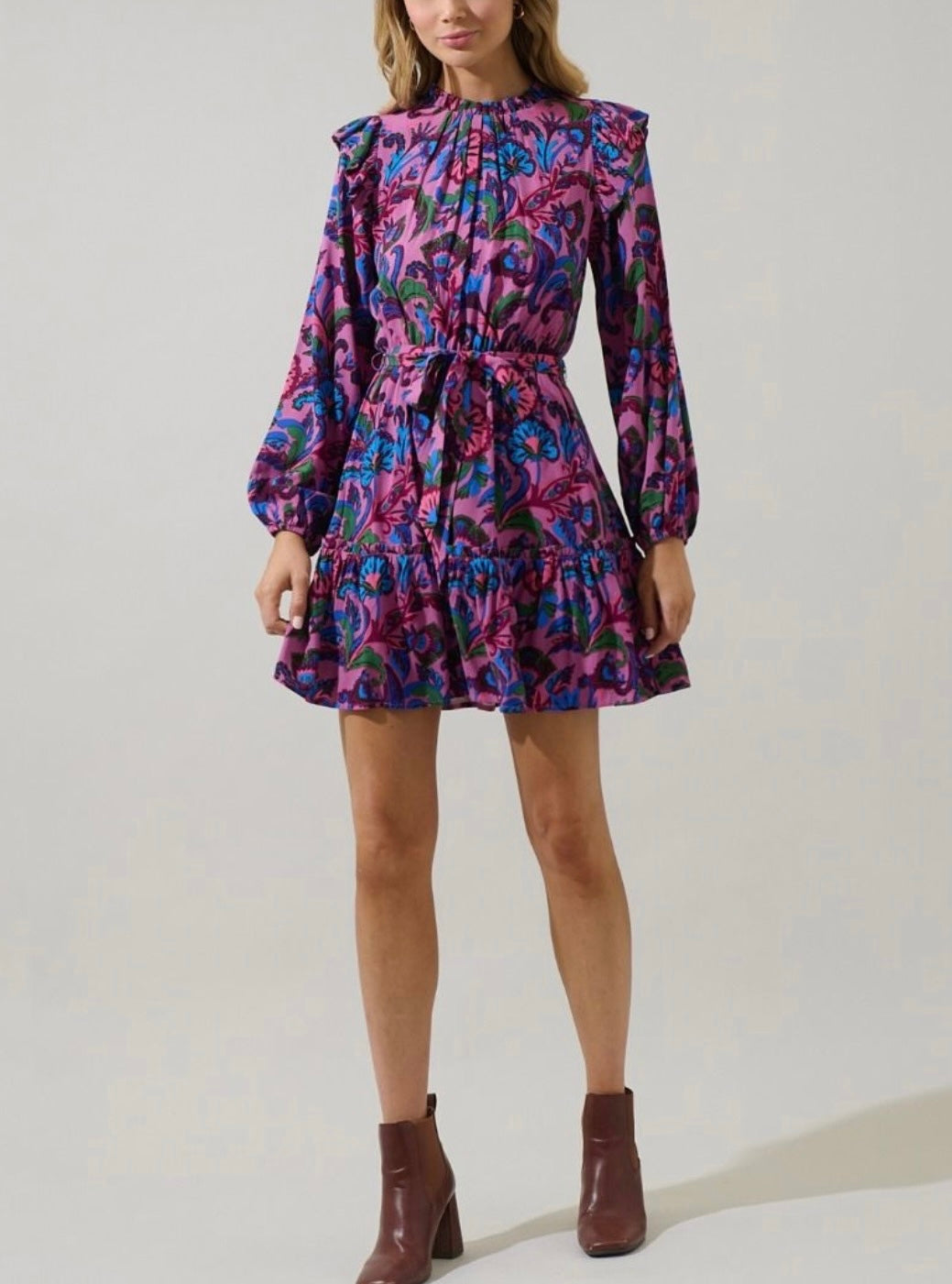 VALERIE DRESS- MAUVE