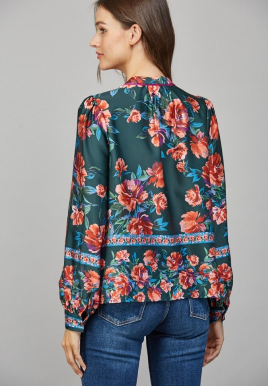 ERICA TOP- DEEP GREEN