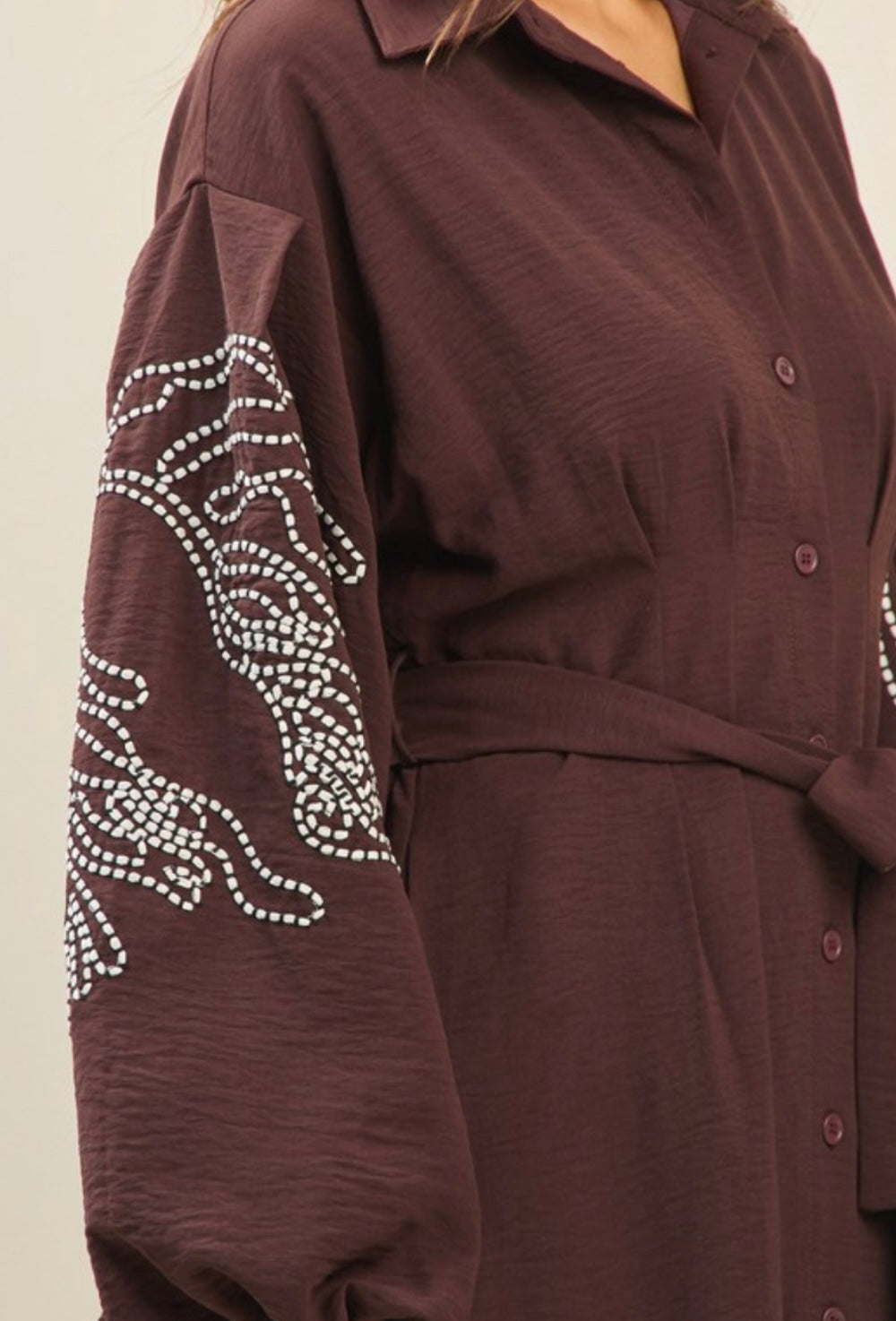 AUSTIN DRESS- BROWN