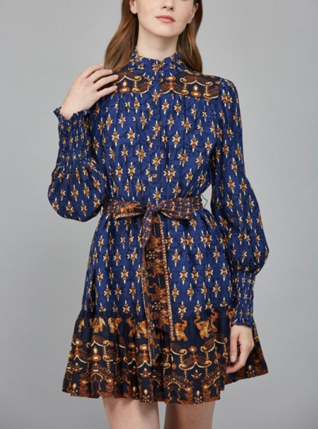 BROOKE DRESS- NAVY