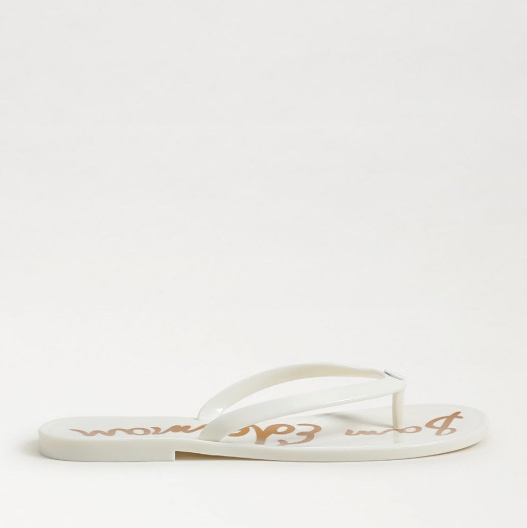 DEAN JELLY FLIP FLOP- WHITE