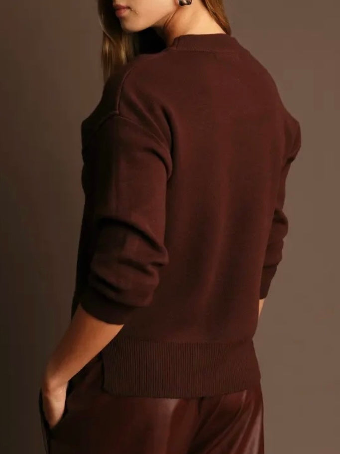 DANI SWEATER- CACAO