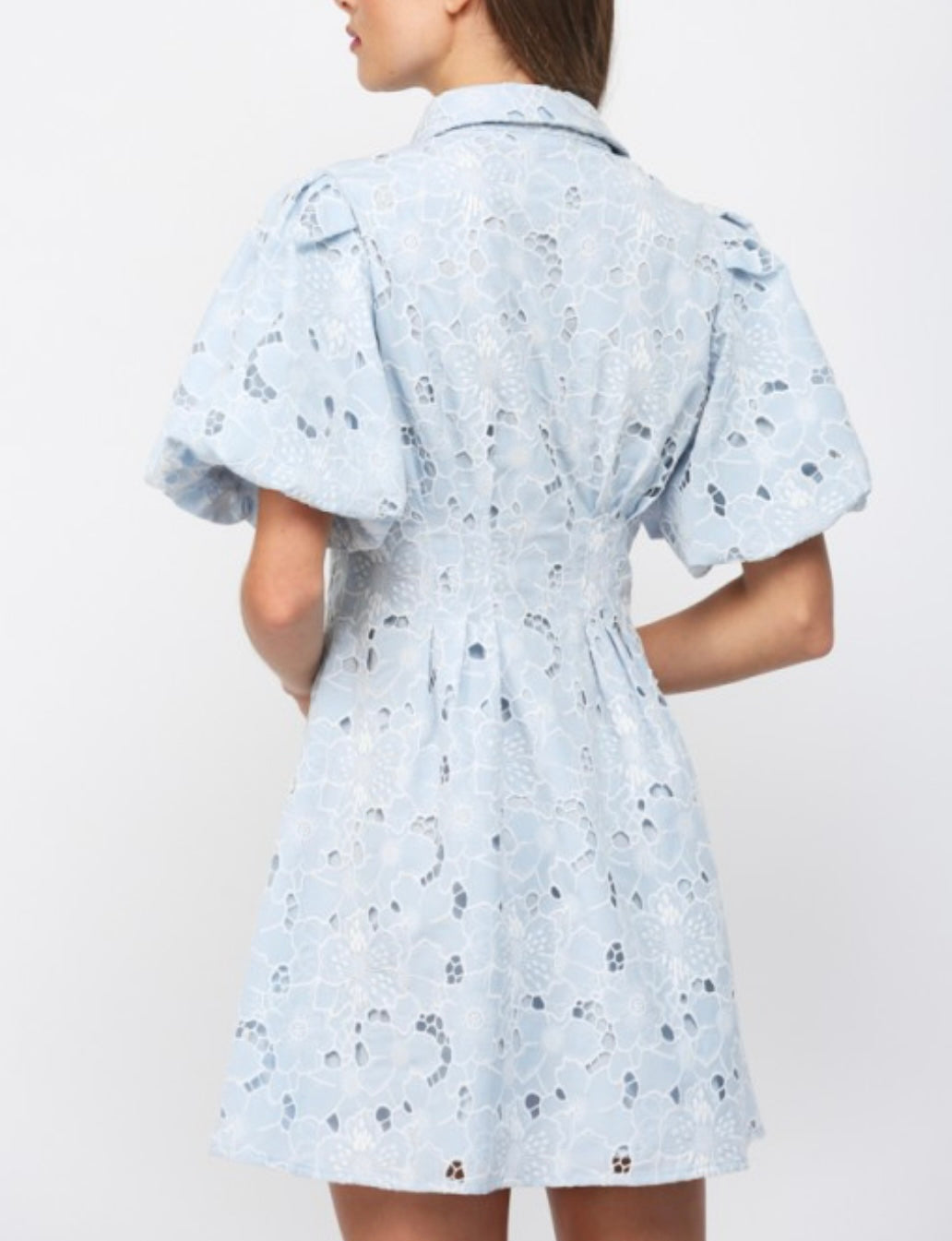 FLEUR DRESS- LIGHT BLUE