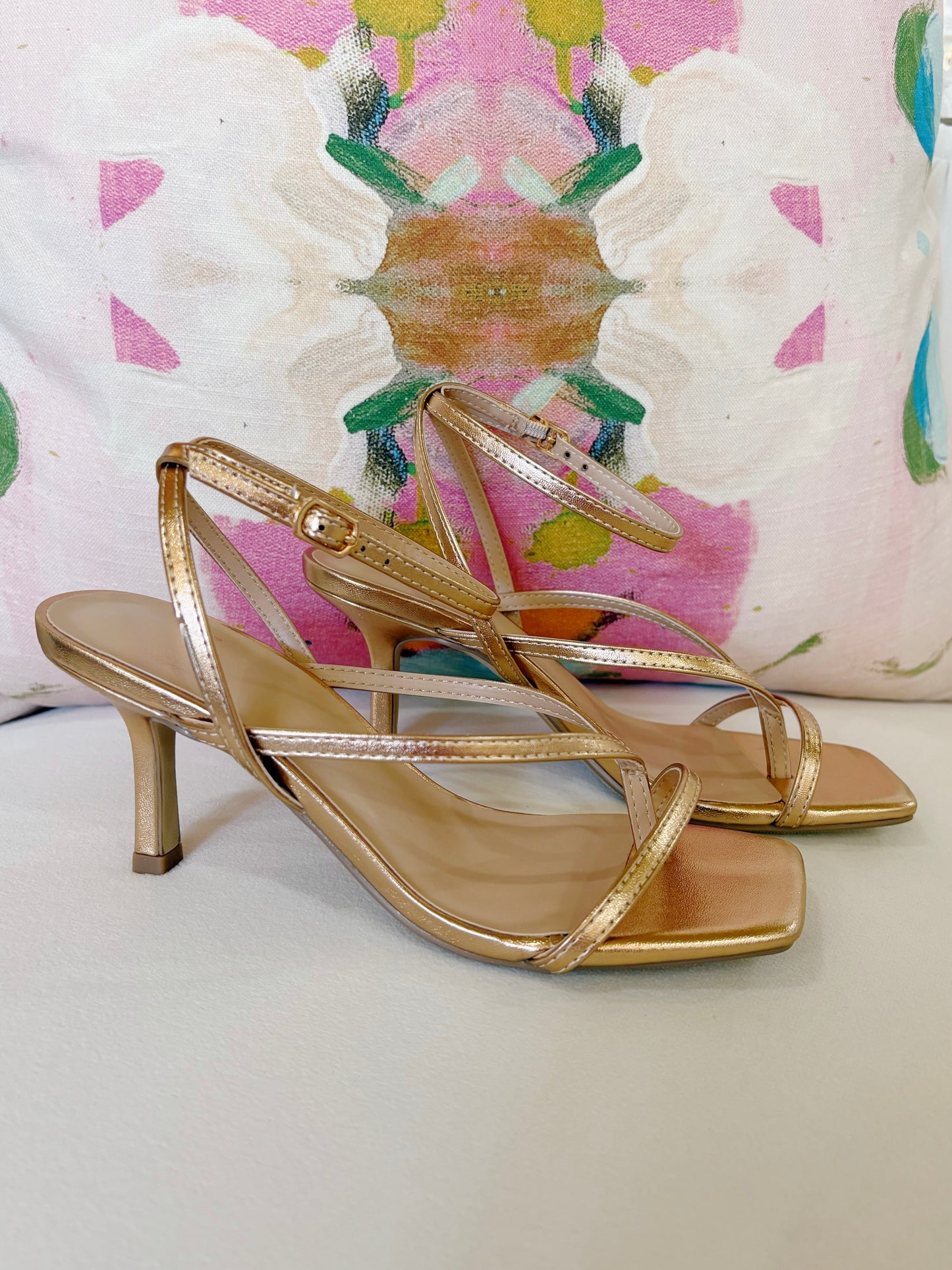 STELLA HEELS- GOLD