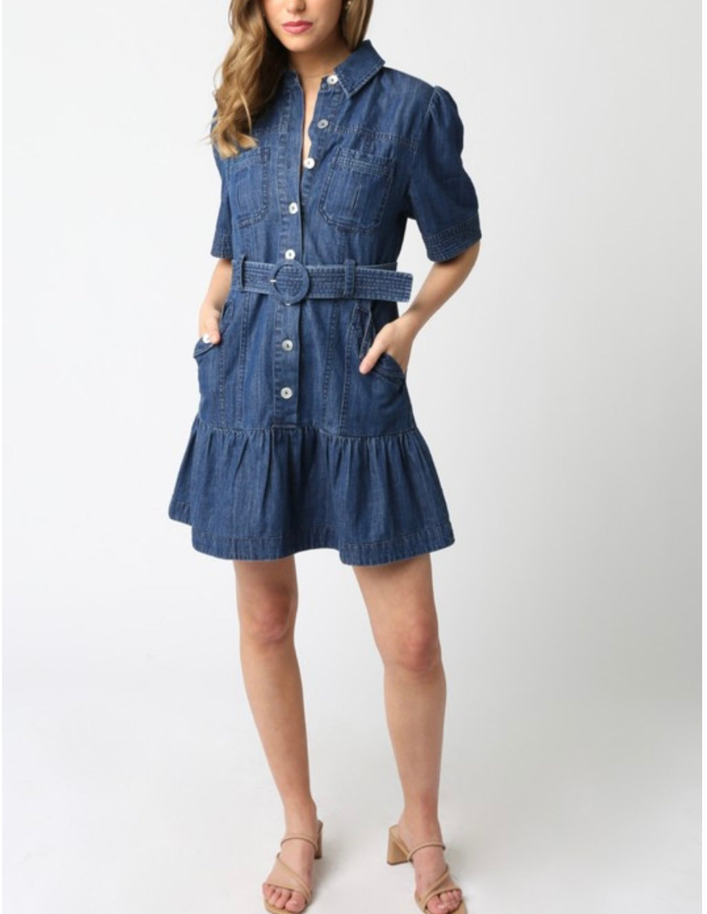 LAINEY DENIM DRESS