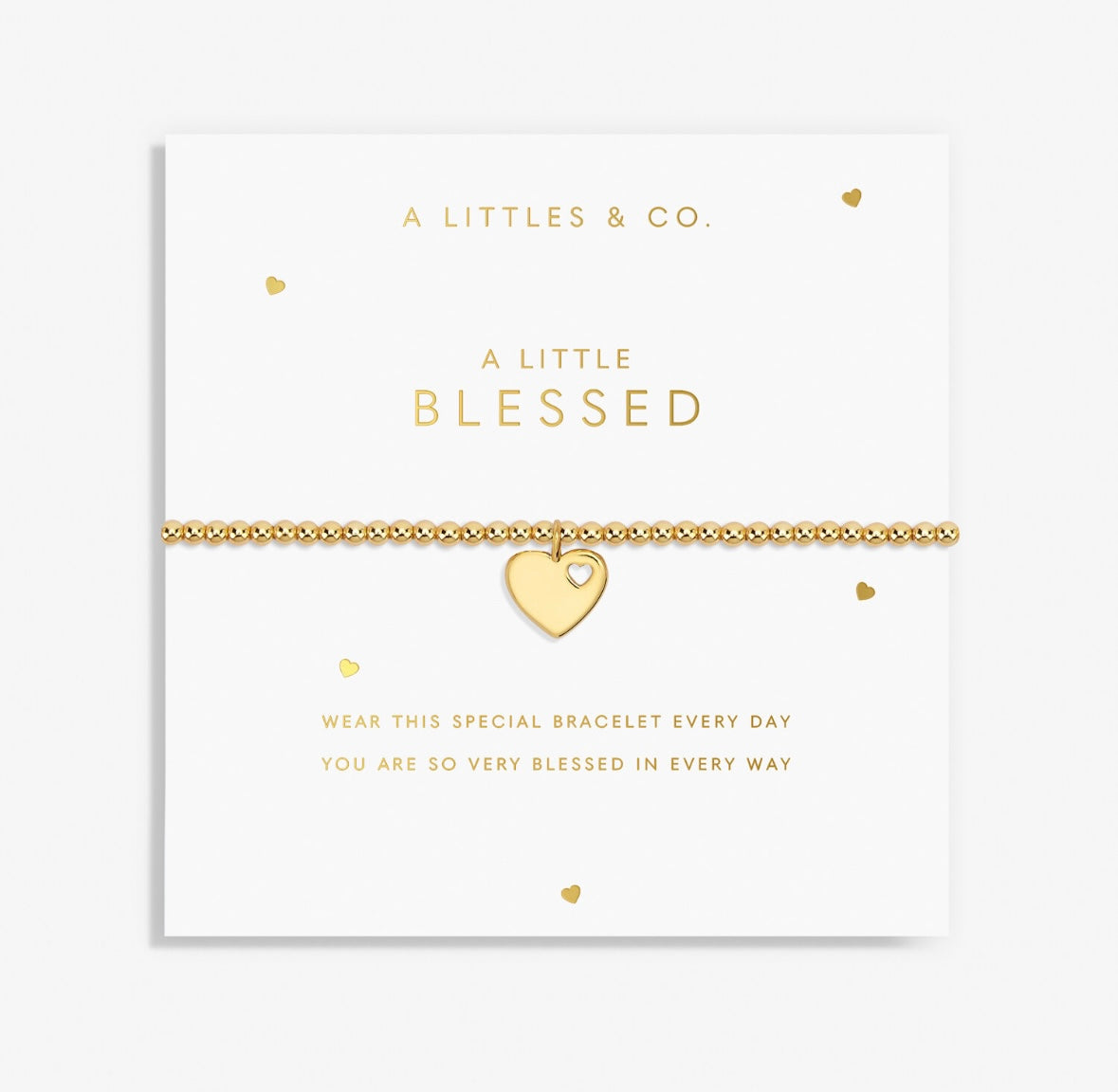 A LITTLE 'BLESSED' BRACELET