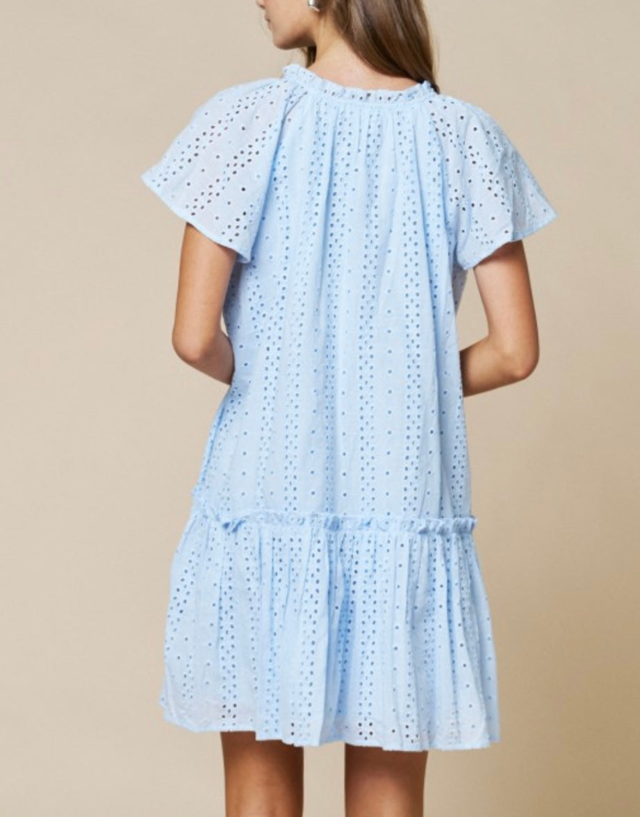 ERIN DRESS- LIGHT BLUE