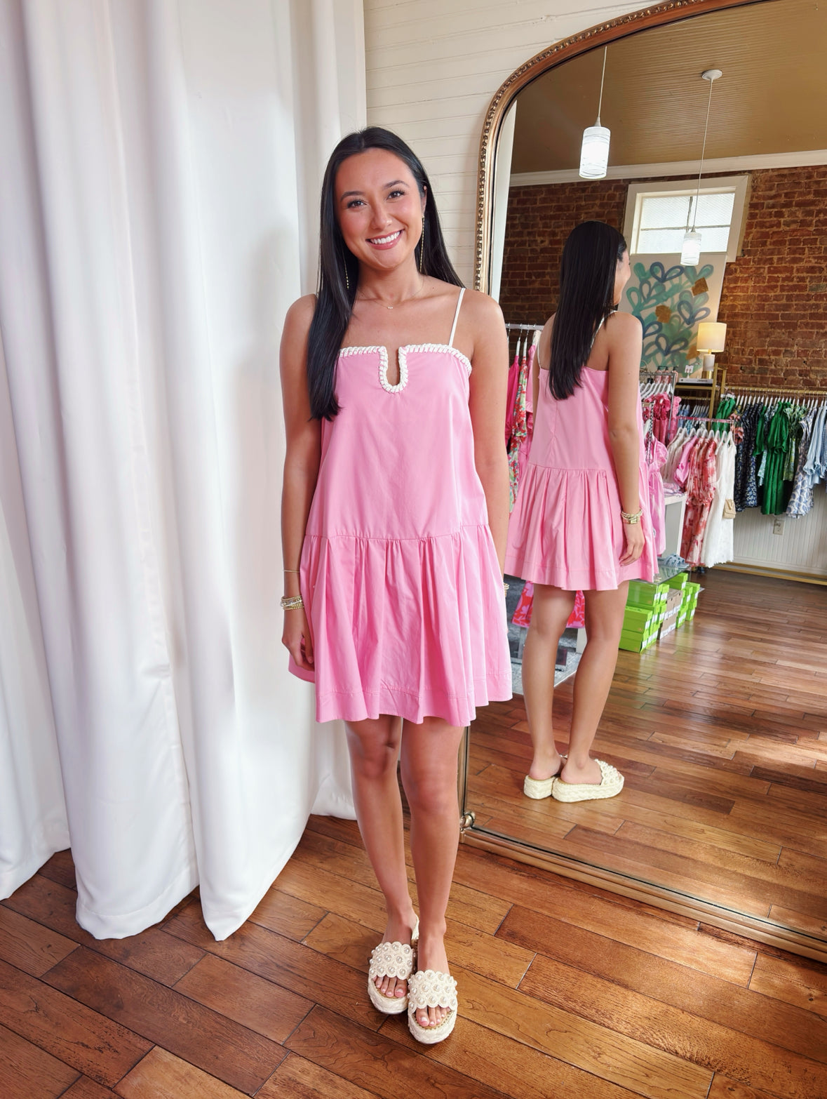 LANDRY DRESS- PINK