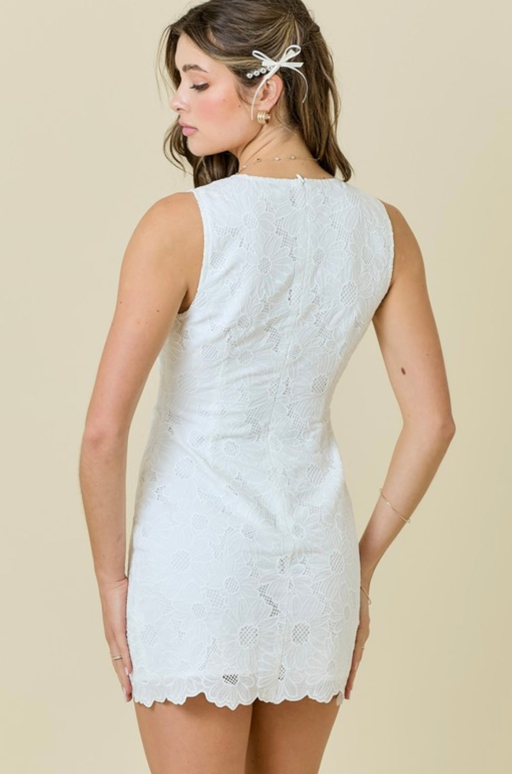 PALMER DRESS WHITE