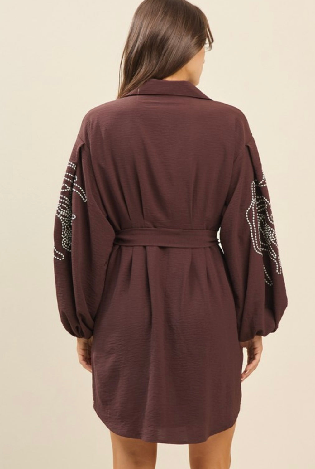 AUSTIN DRESS- BROWN