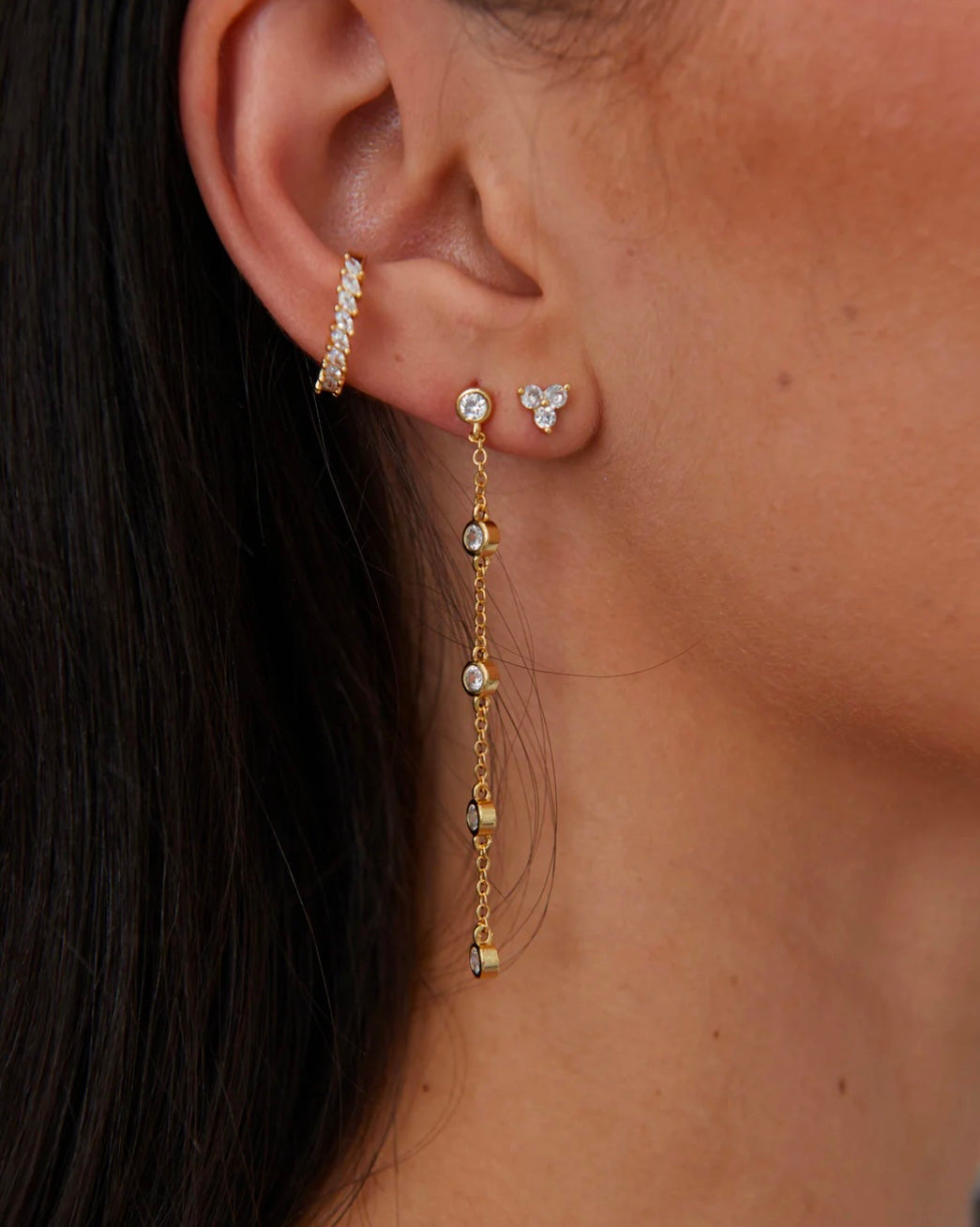 CAPRI DROP EARRINGS GOLD
