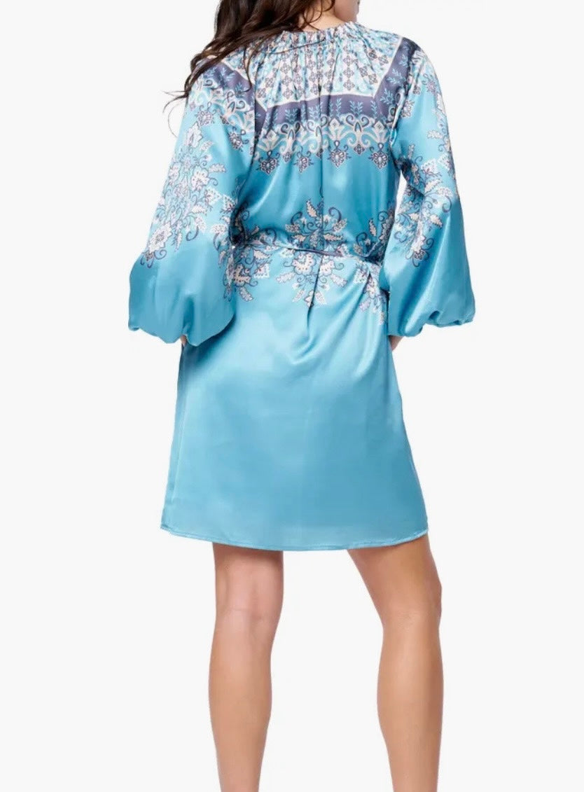 LIANA MINI DRESS- BLUE