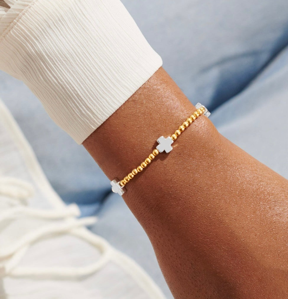 FAITH A LITTLE 'FAITH, HOPE, COURAGE' BRACELET