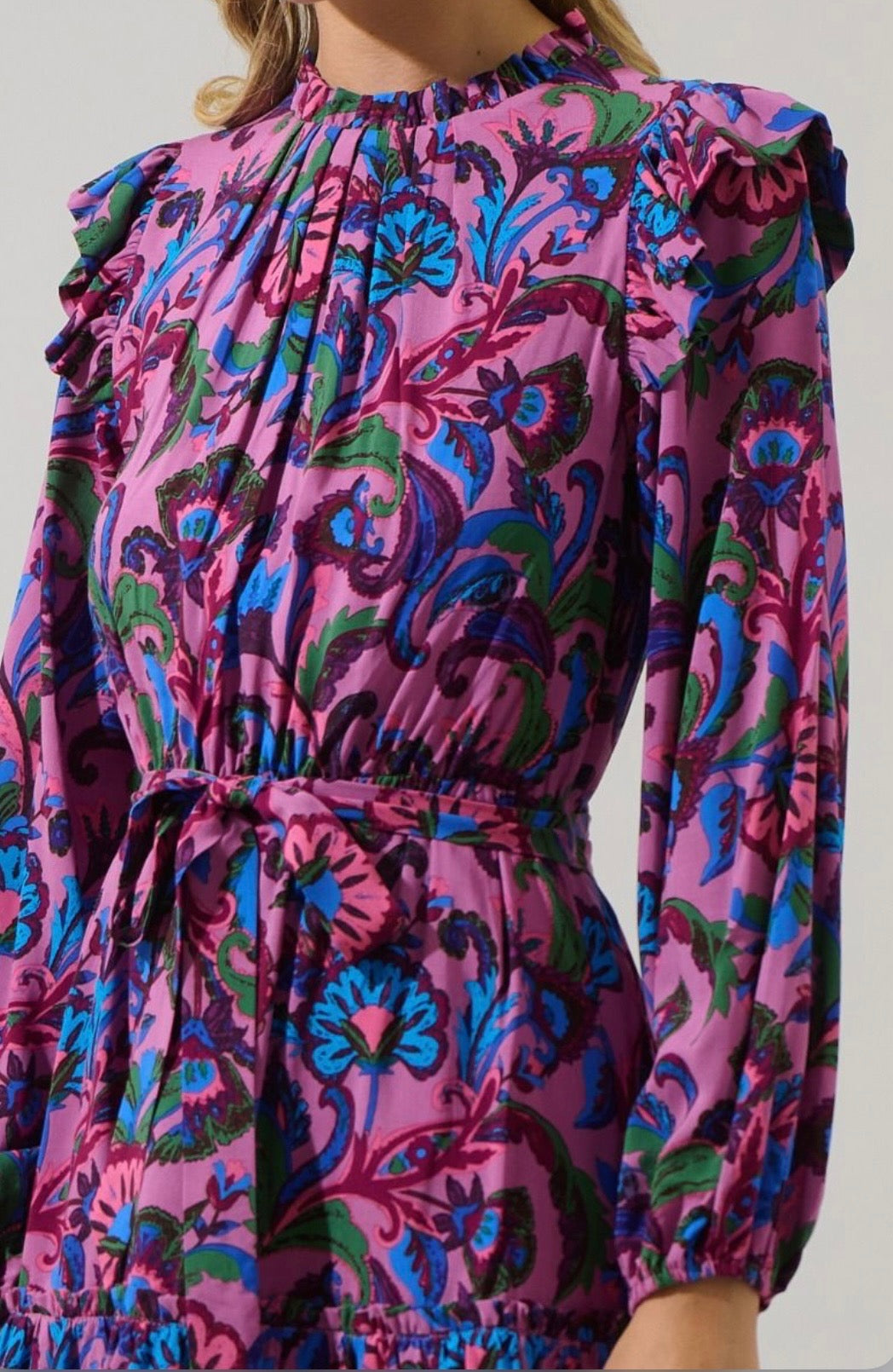 VALERIE DRESS- MAUVE