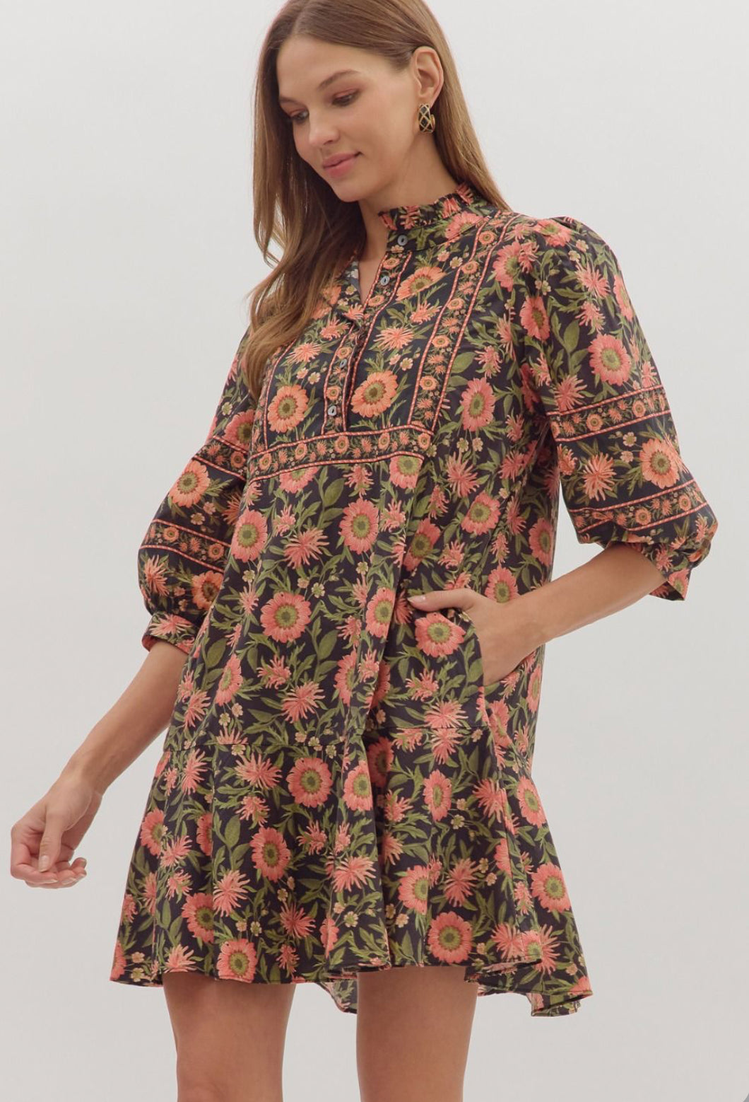 CLARA DRESS- BLACK