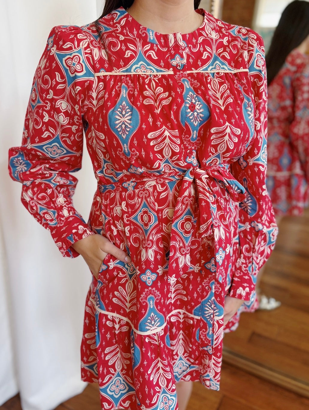 HARKINS DRESS- RED
