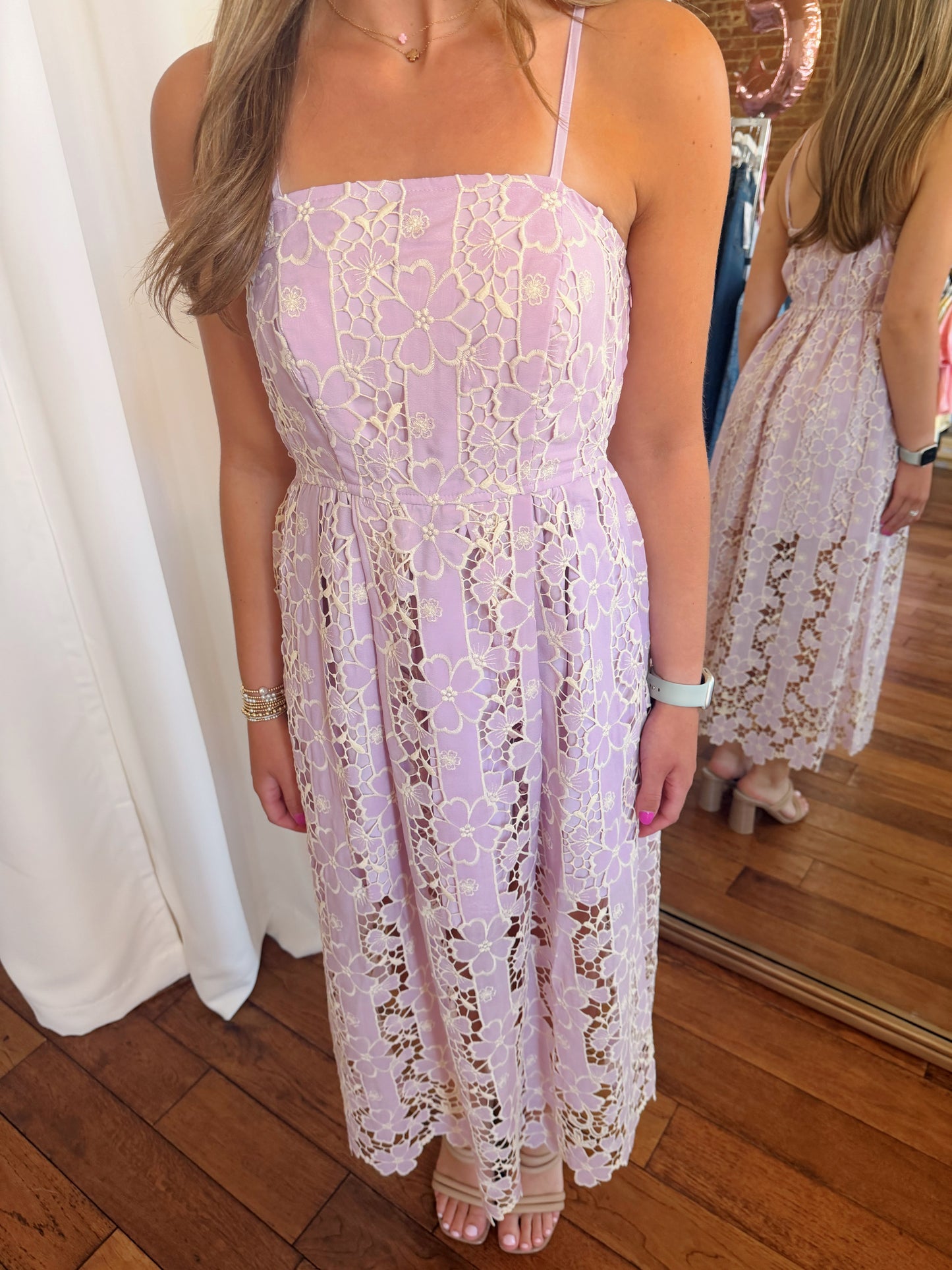 LILAC MIDI DRESS