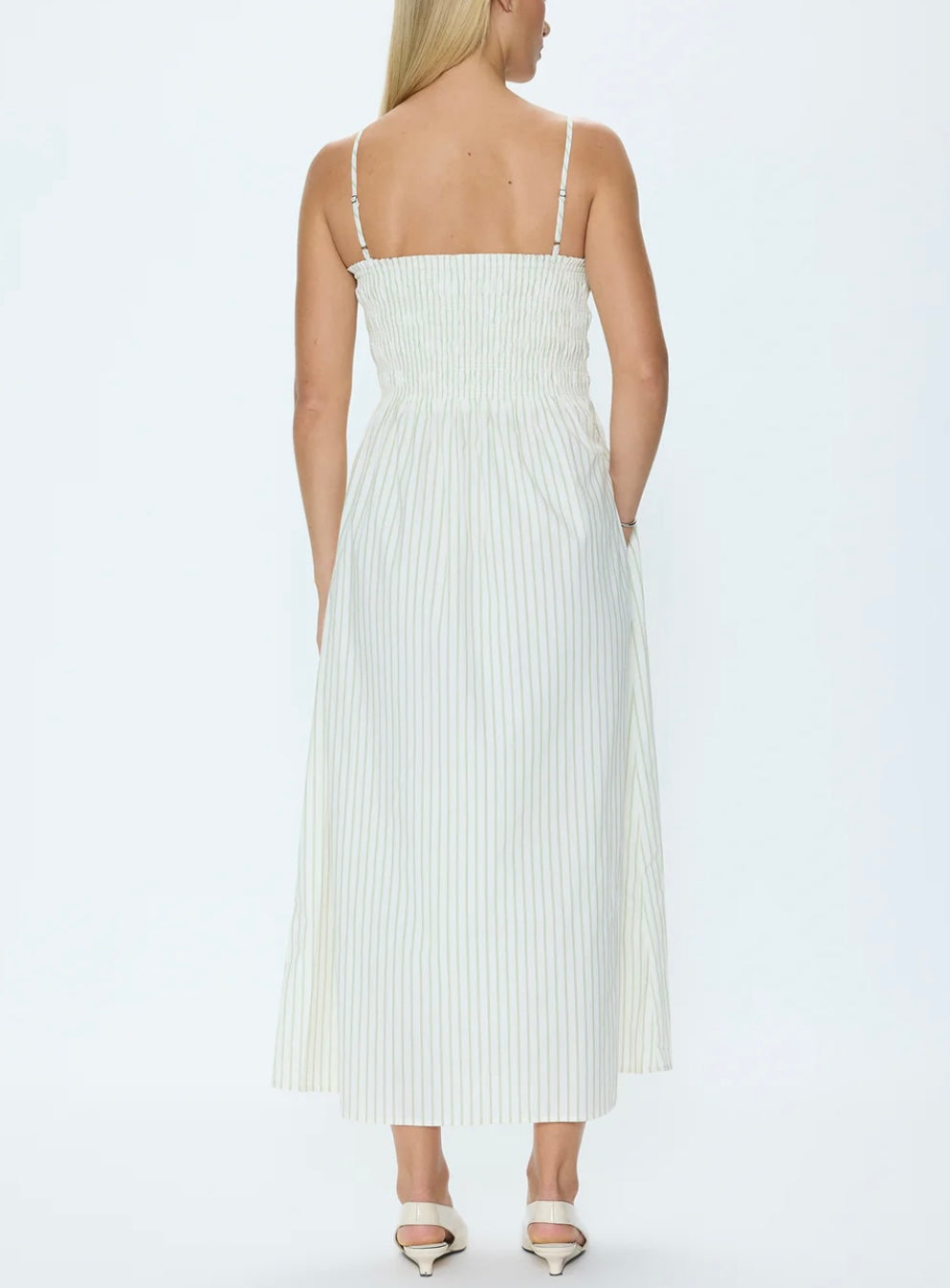 PISTOLA BIANCA DRESS- SAGE EGRET