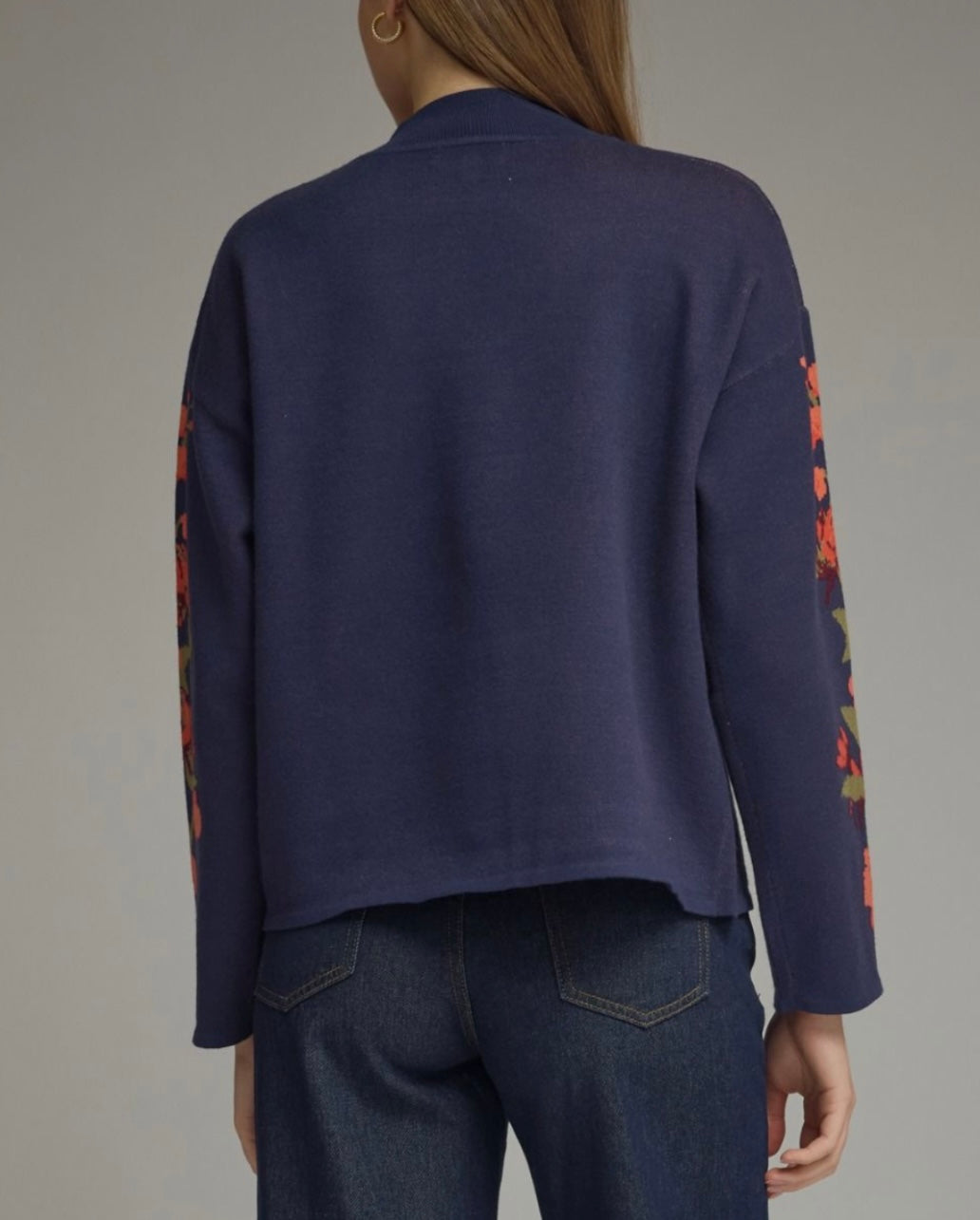 ALDYN SWEATER- NAVY