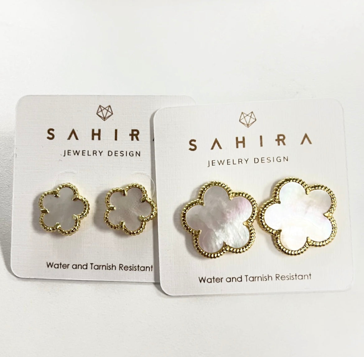SAHIRA ADELINE CLOVER EARRINGS 15MM