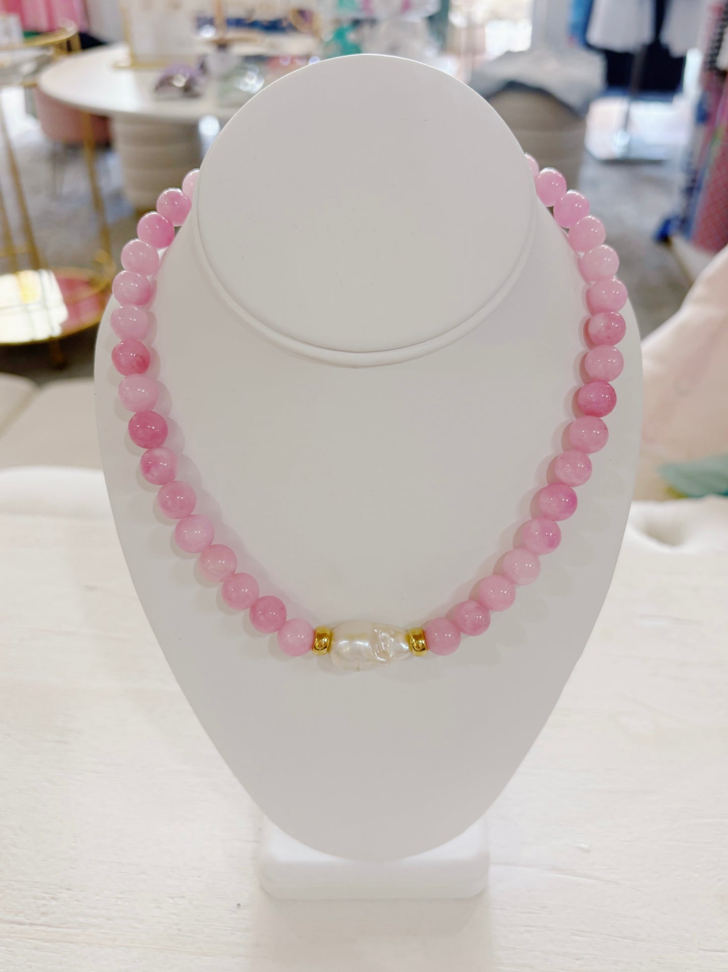 GEMELLI BRENNA NECKLACE- PINK