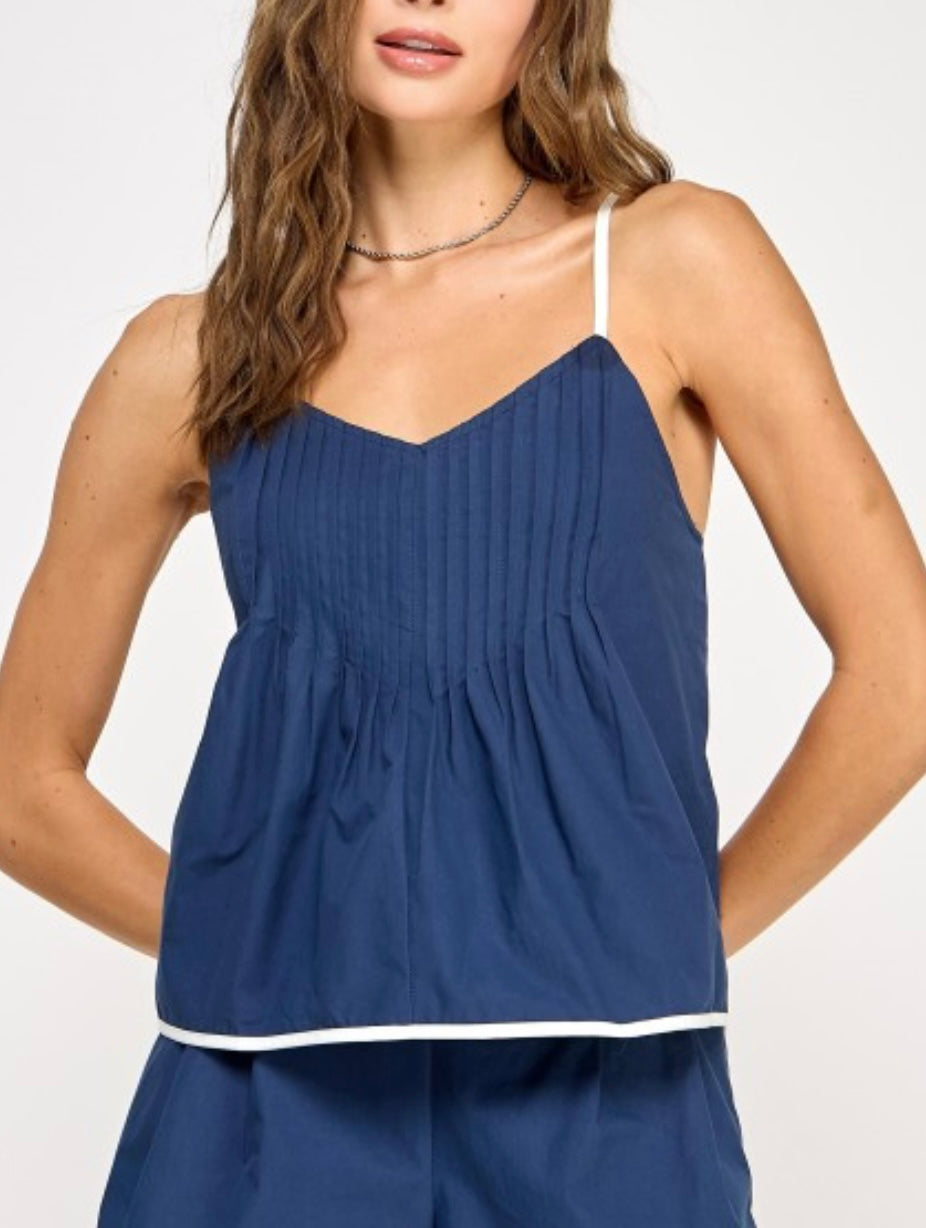 HOLLIS TOP- NAVY