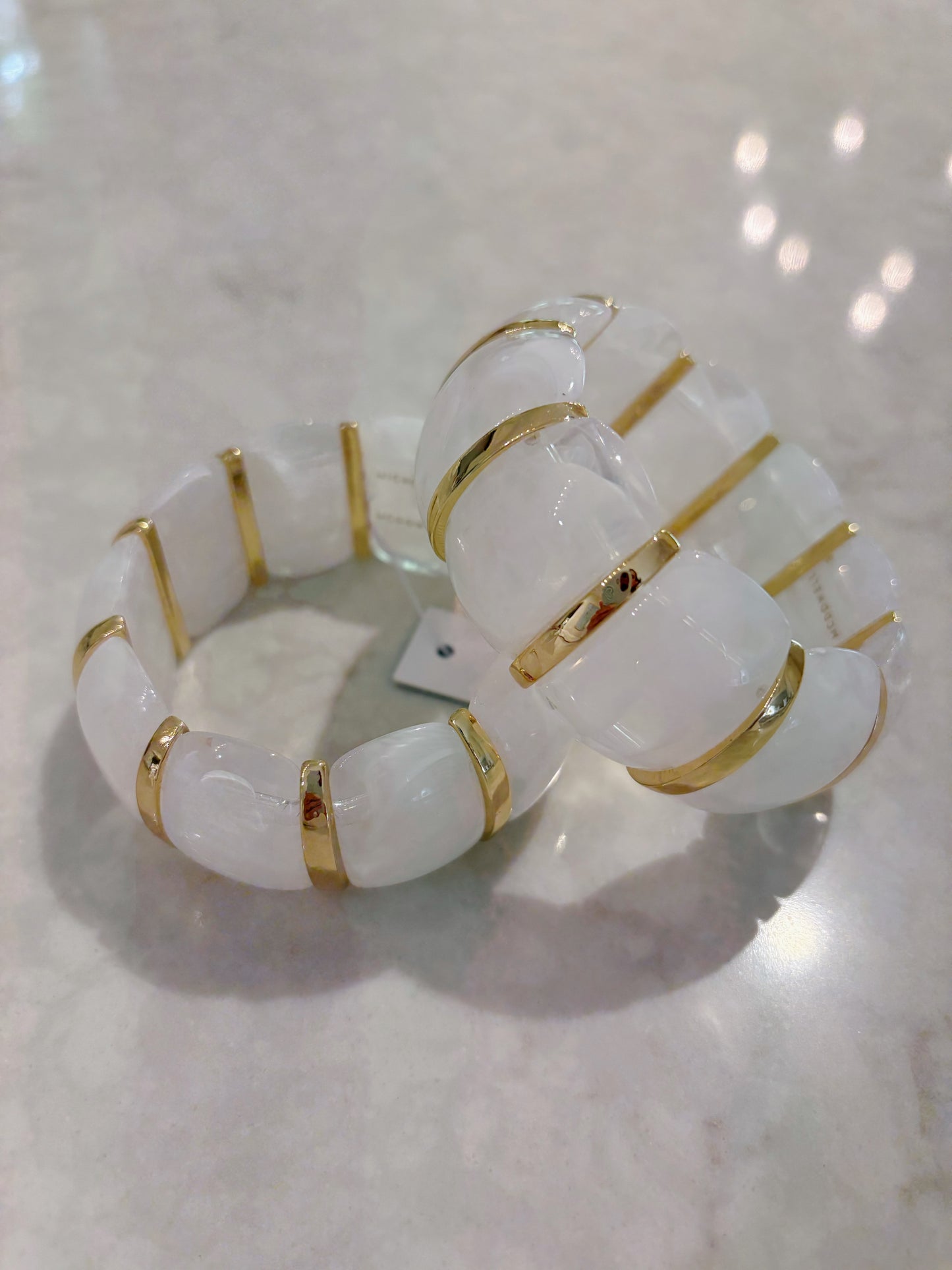 MICHELLE MCDOWELL TALIA BRACELET- WHITE