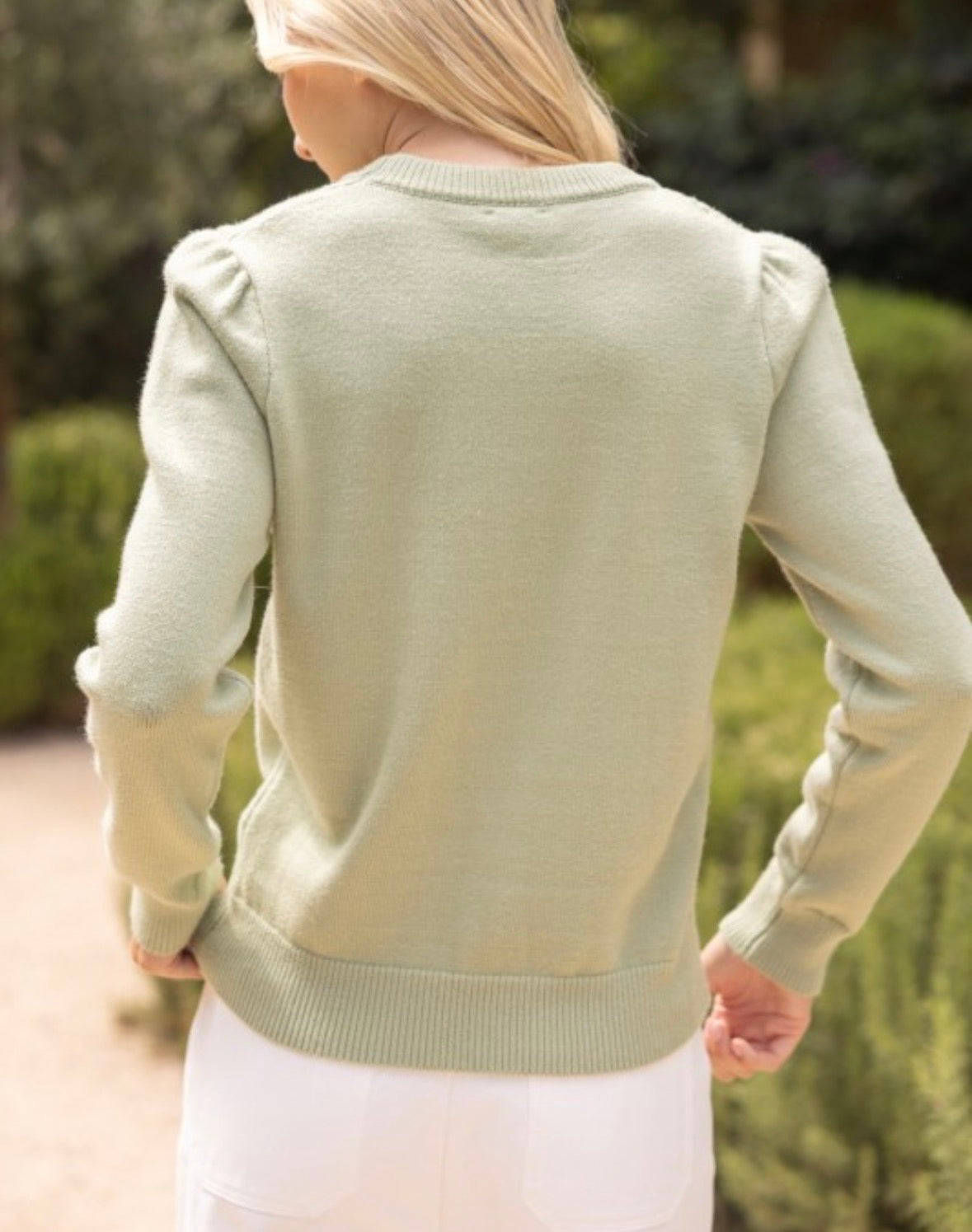 FLORENCE SWEATER TOP- OLIVE