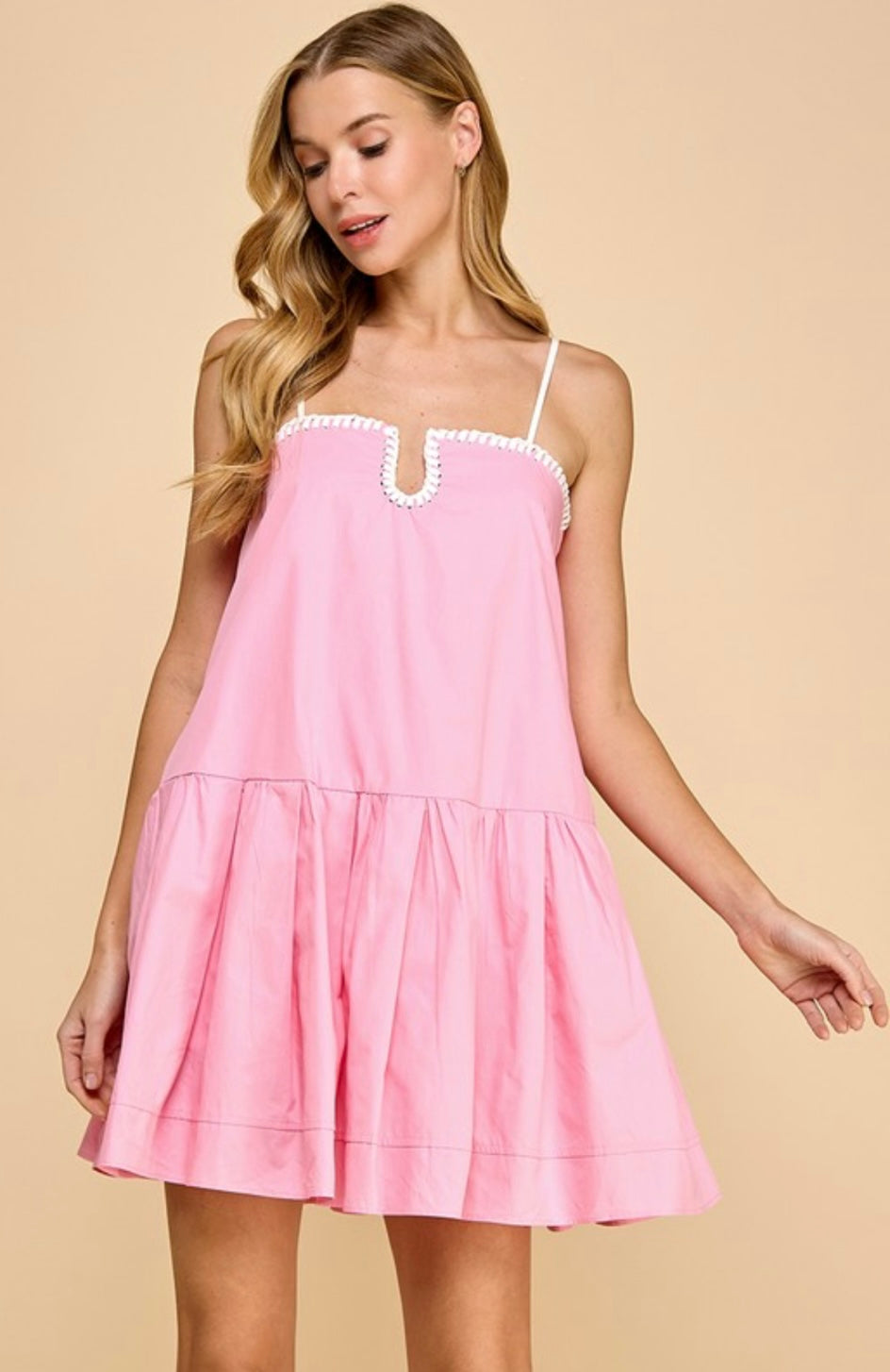 LANDRY DRESS- PINK