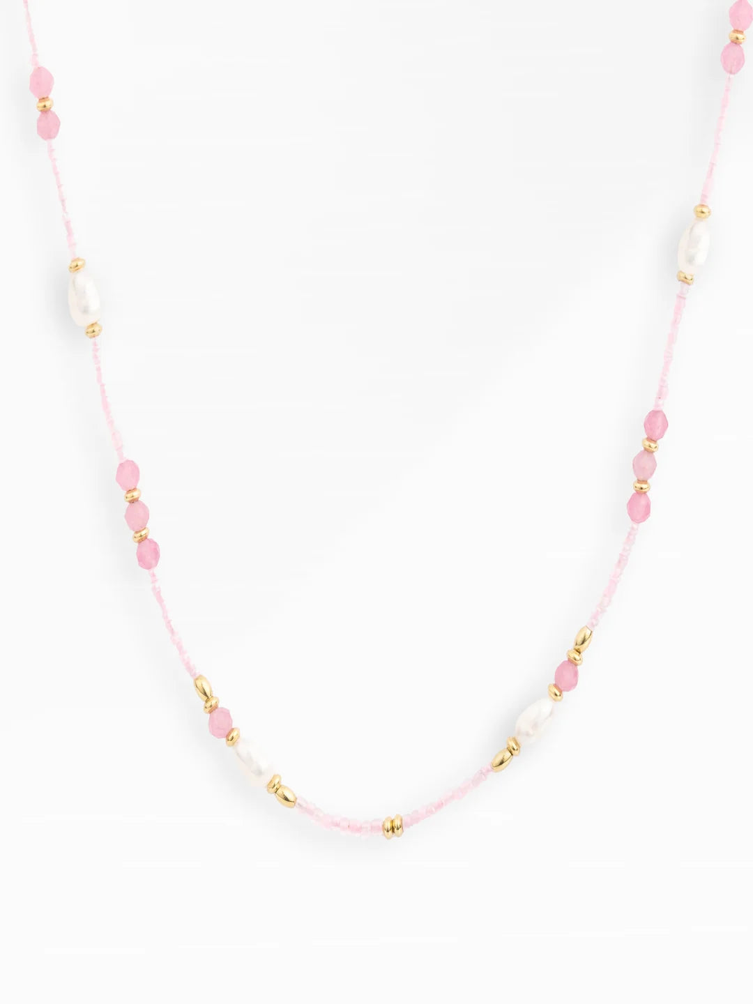 PINK JASMINE NECKLACE