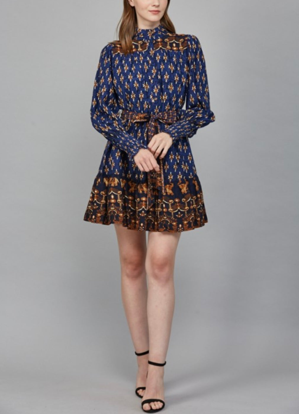 BROOKE DRESS- NAVY