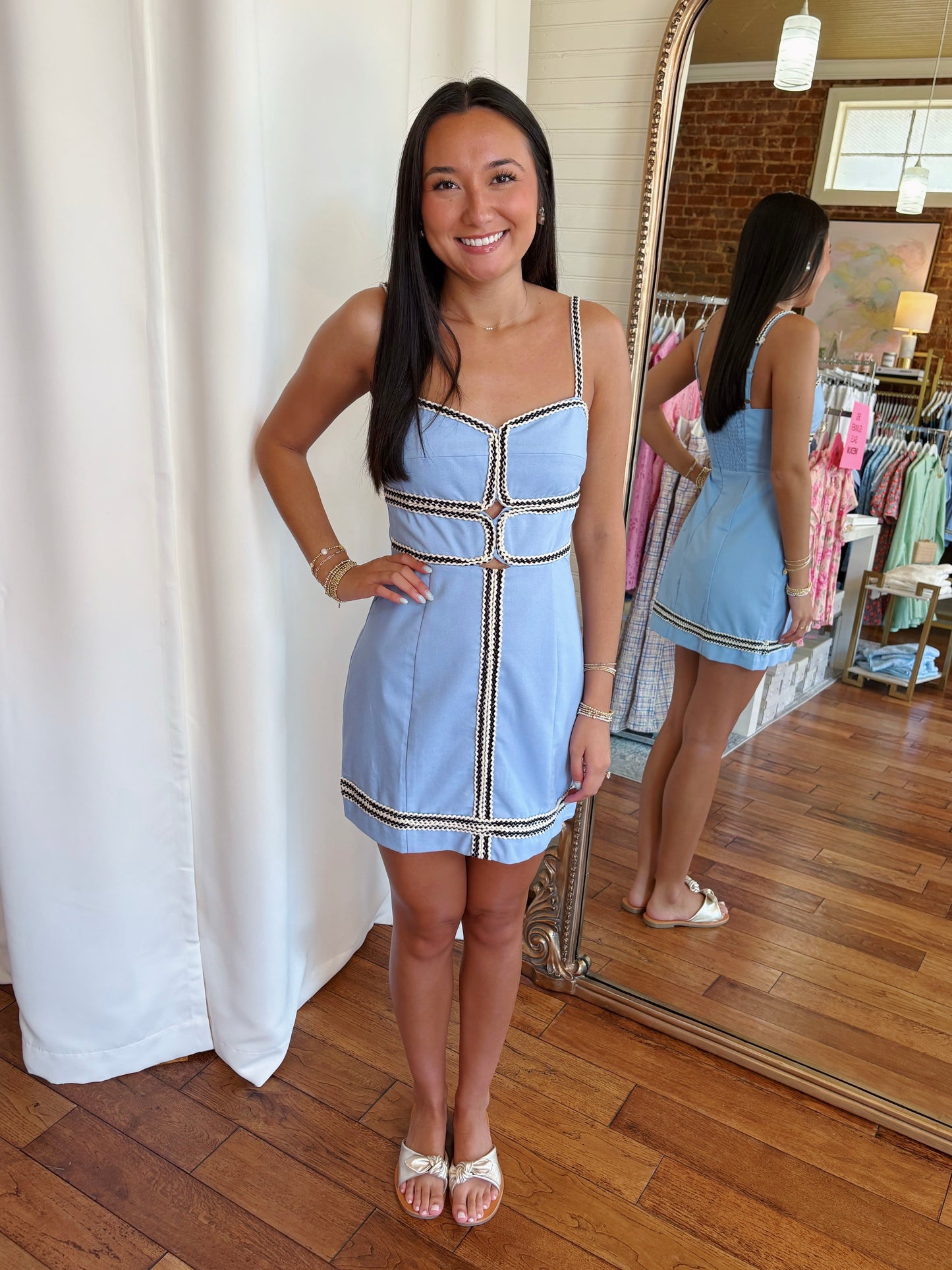LAWSON DRESS- SKY BLUE