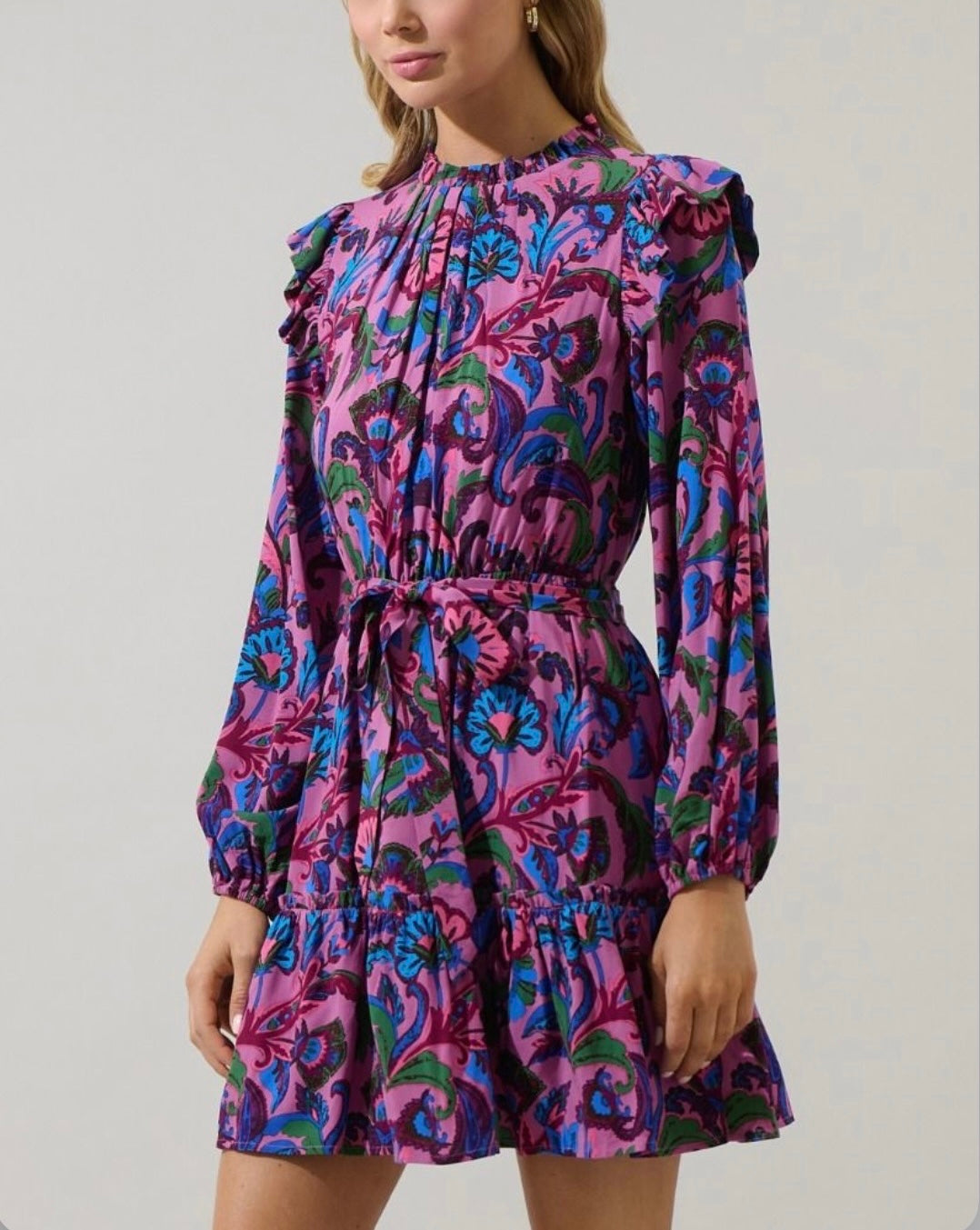 VALERIE DRESS- MAUVE