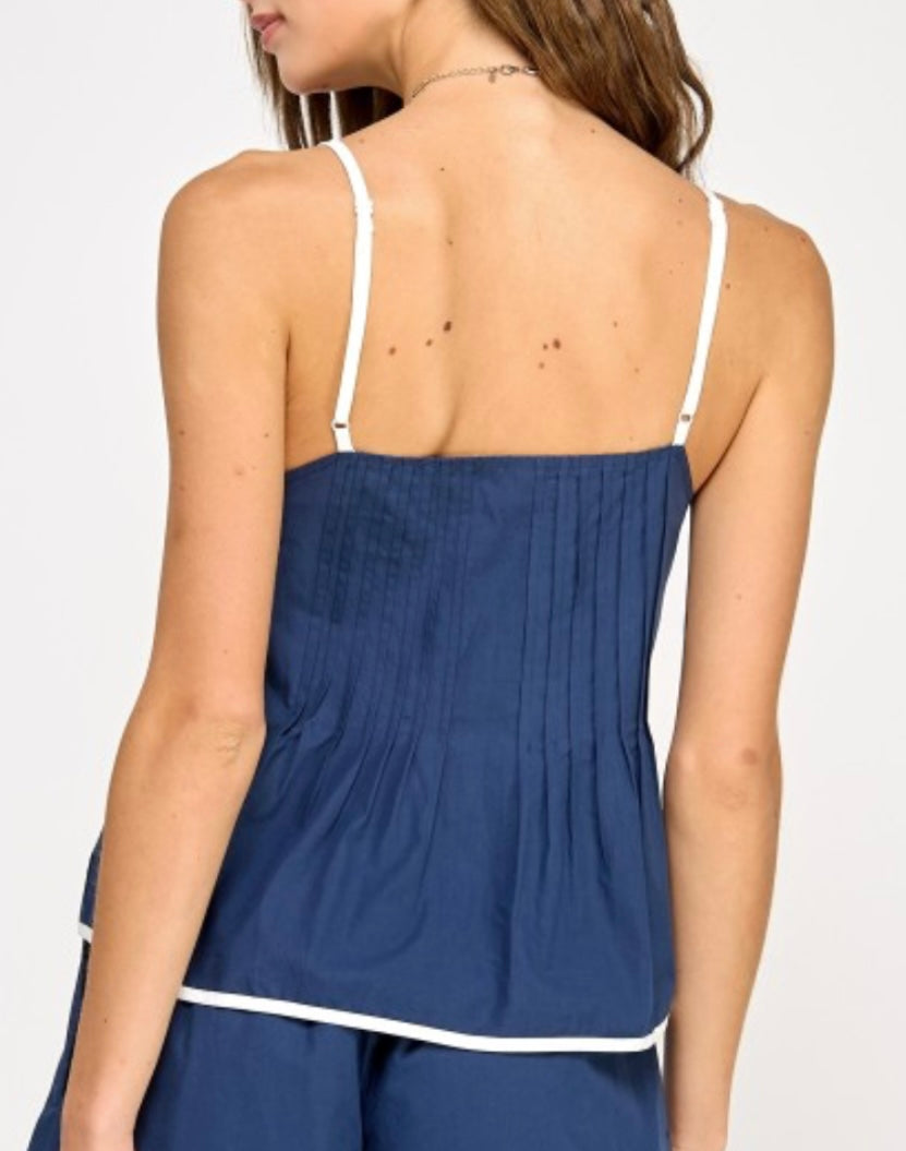 HOLLIS TOP- NAVY