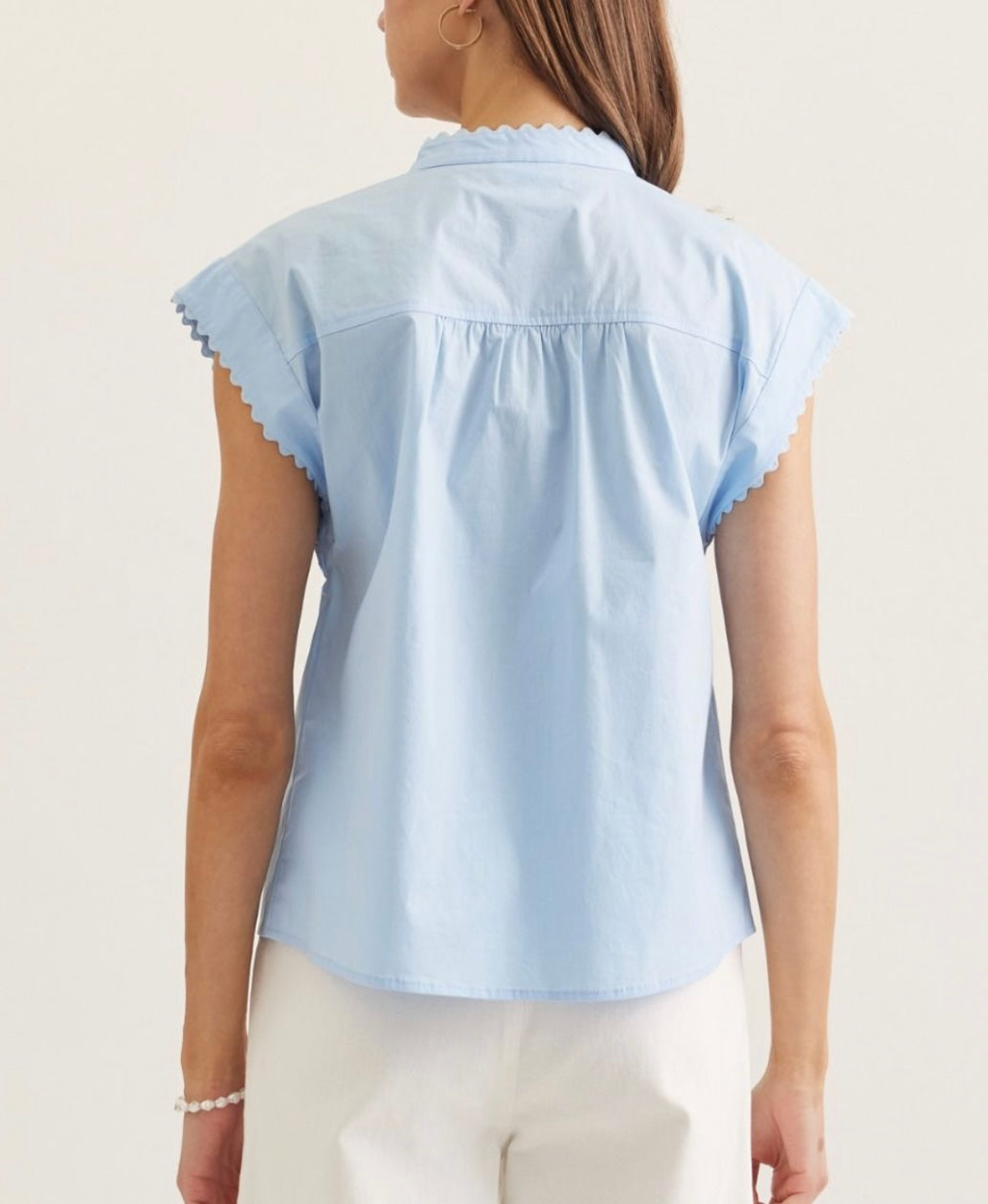 ROSIE TOP- BLUE