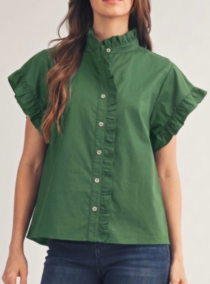 HUNTER GREEN TOP