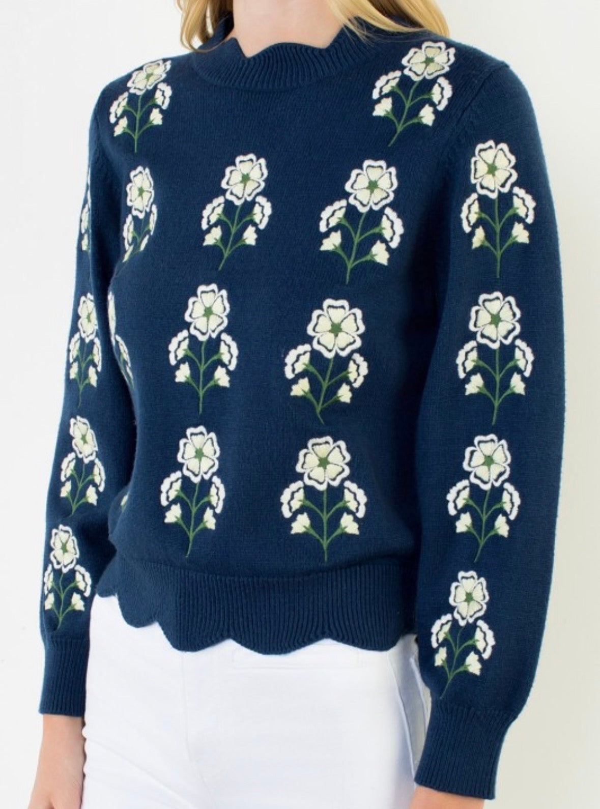 BONNIE SWEATER- NAVY