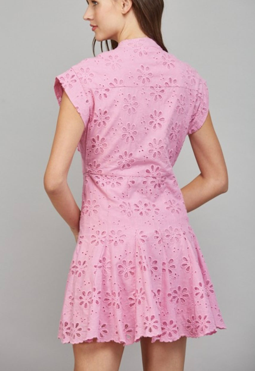 ALLY DRESS- PRISM PINK