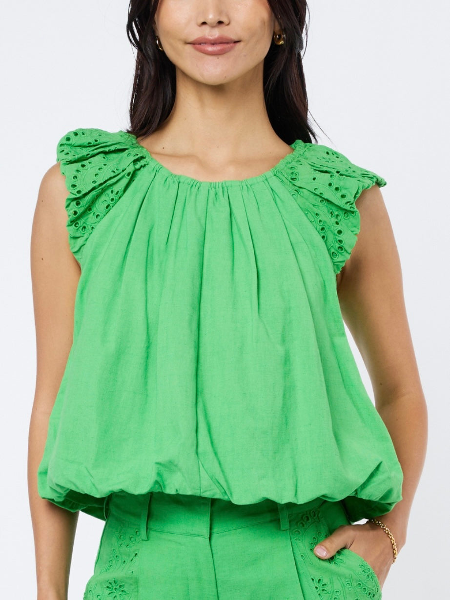 ADA TOP- KELLY GREEN
